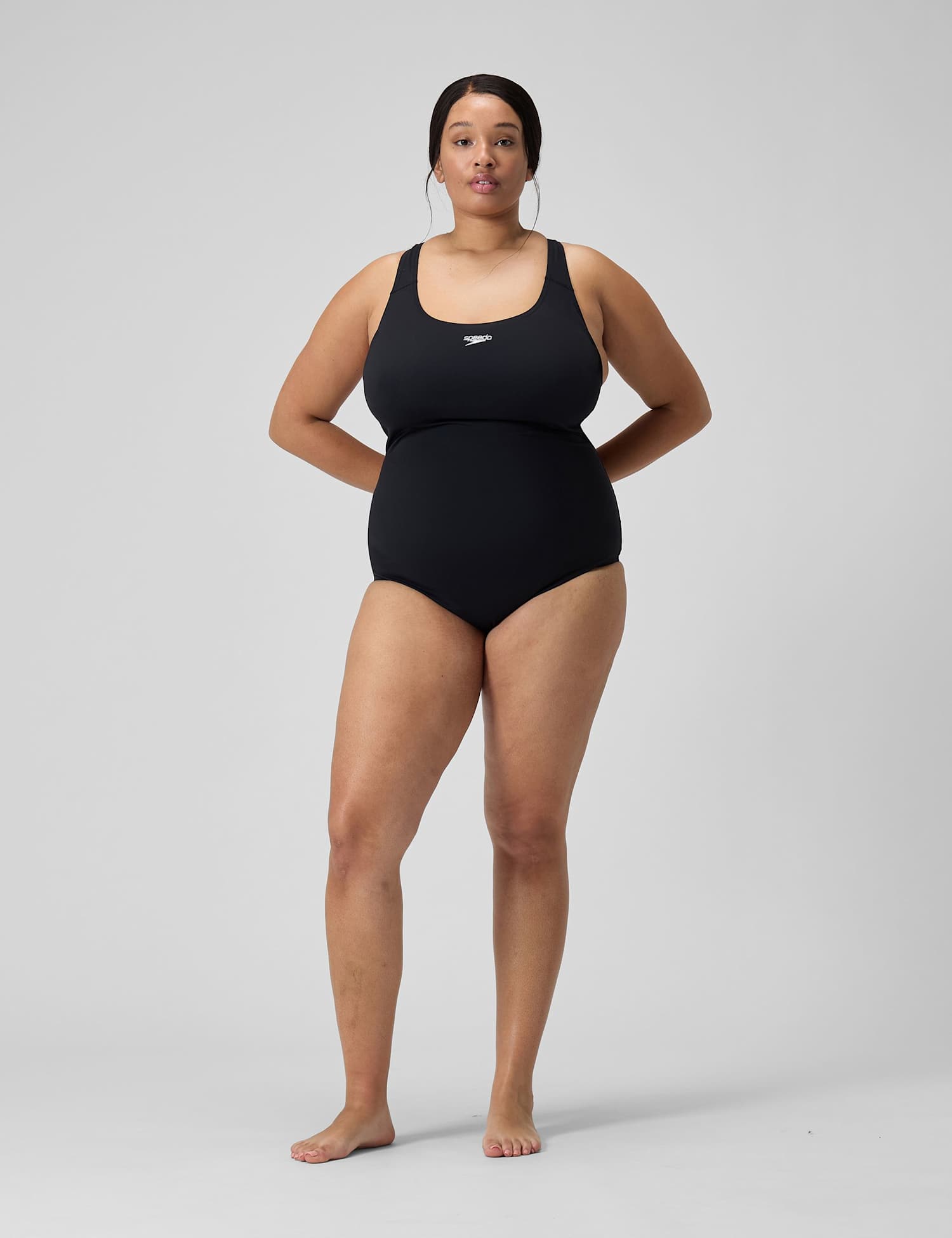 Speedo Speedo Plus Size Endurance+ Medalist One Piece Black