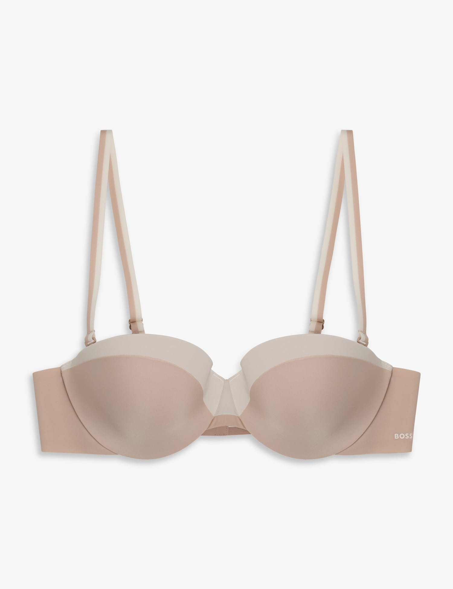 Boss Wired Strapless Bra Beige