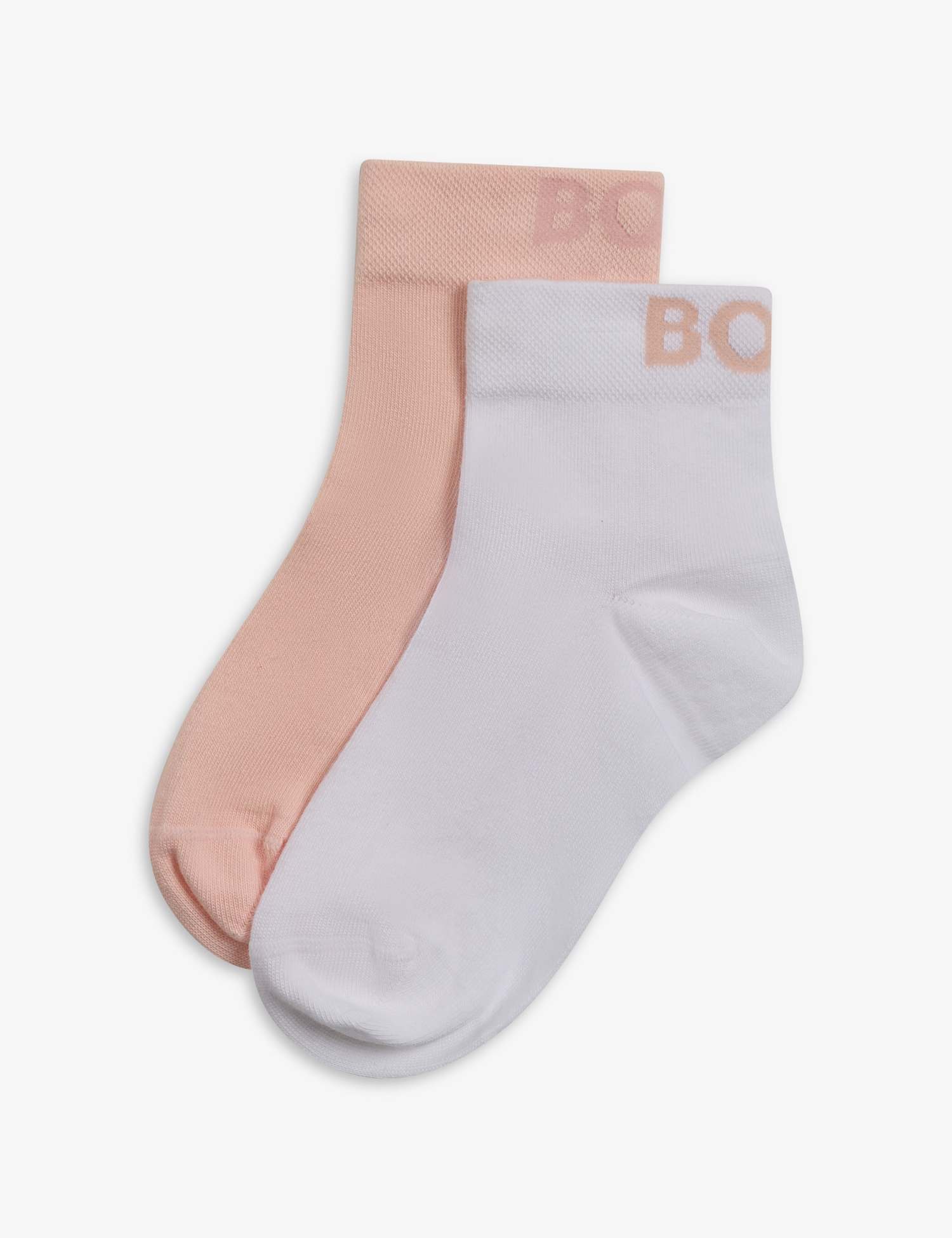 Hugo 2 Pack Ankle High Socks Light Pink