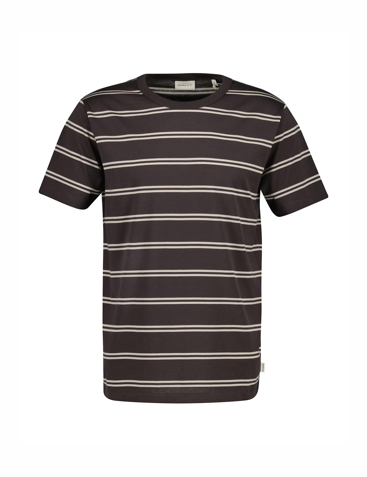 GANT Pure Supima� CottonStriped T-Shirt Brown Mix