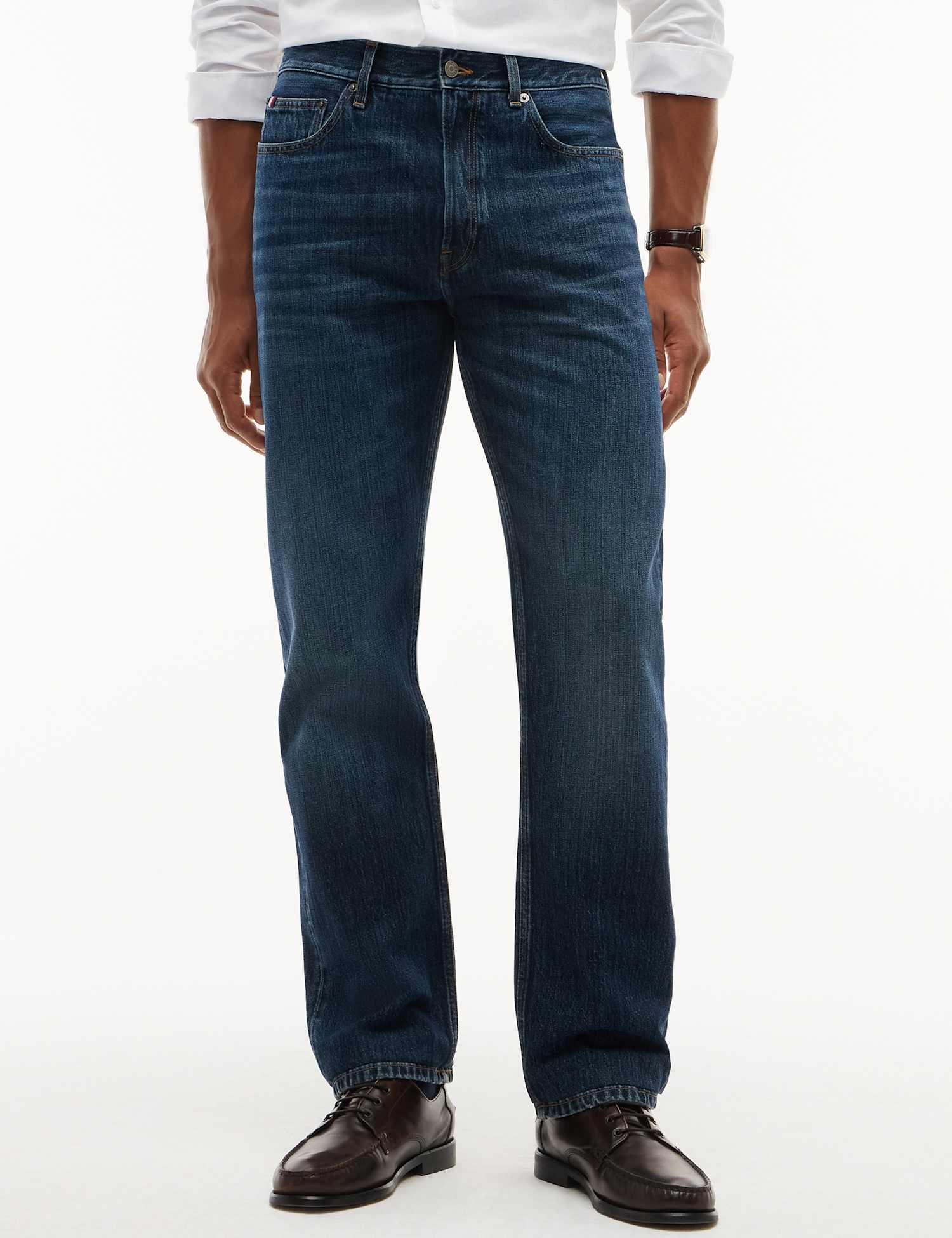 Tommy Hilfiger Dover Regular Fit Straight Leg Jeans Indigo