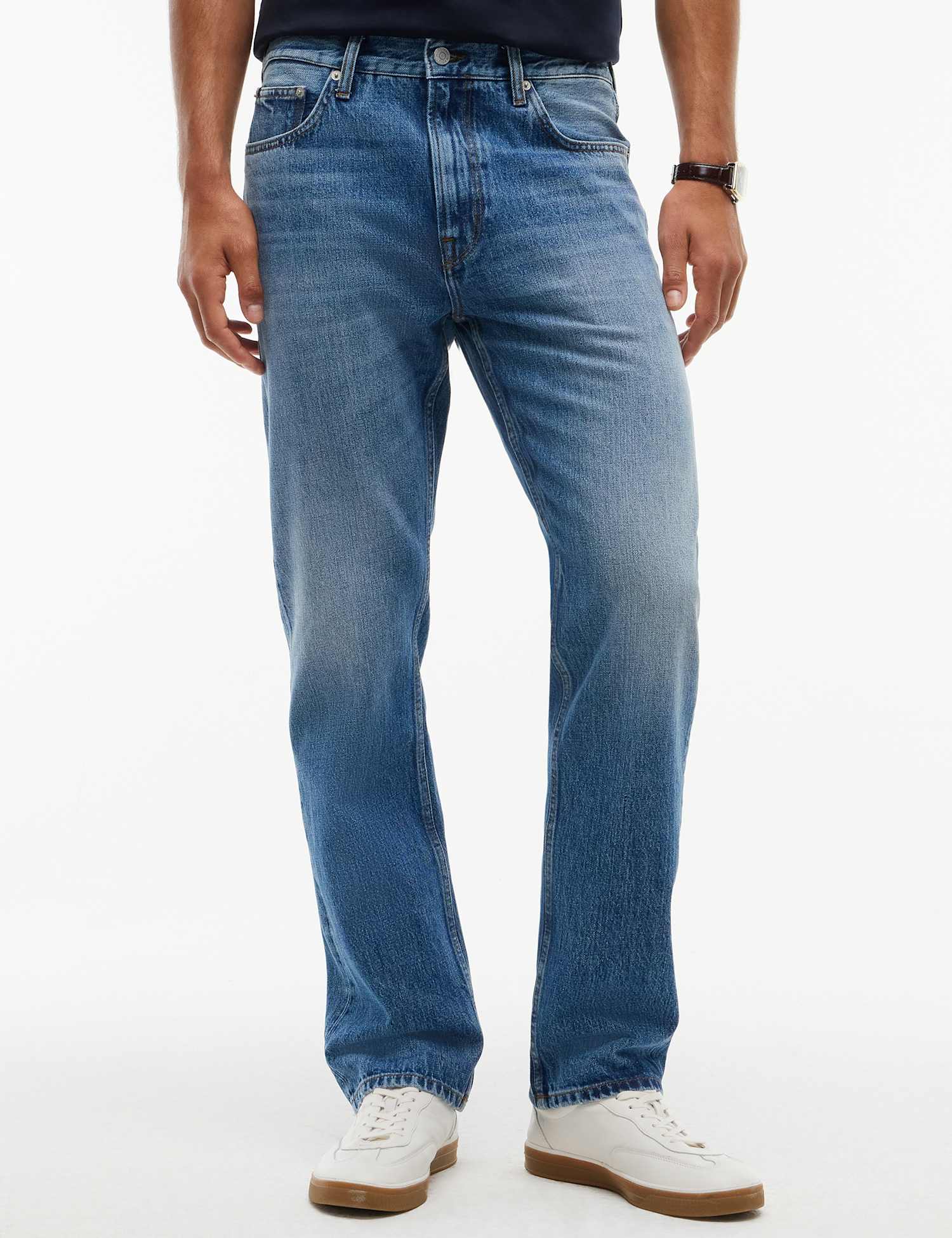 Tommy Hilfiger Dover Regular Fit 5 Pocket Jeans Light Blue