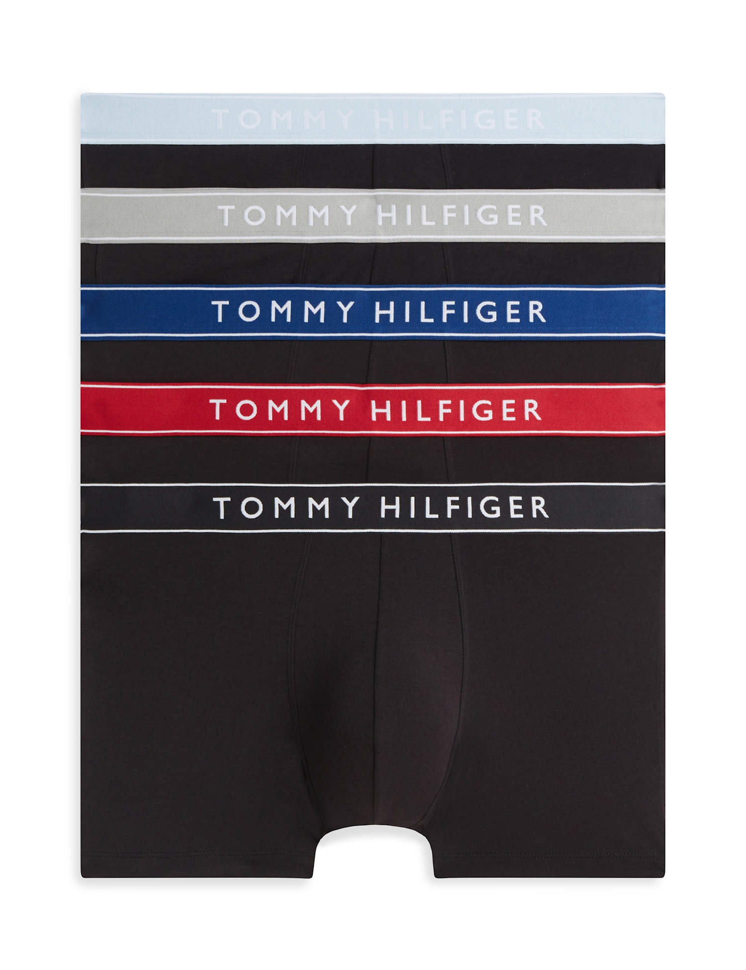 Tommy Hilfiger 5 Pack Everyday Essentials Cotton Rich Trunks Black Mix
