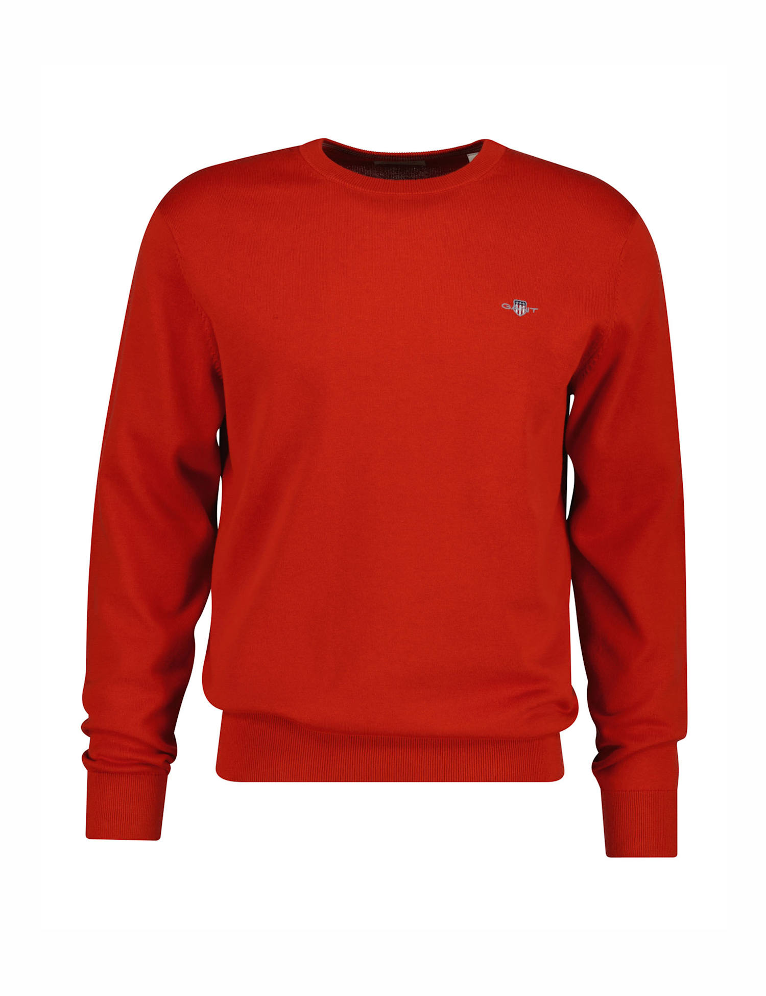 GANT Pure Cotton Crew Neck Jumper Red