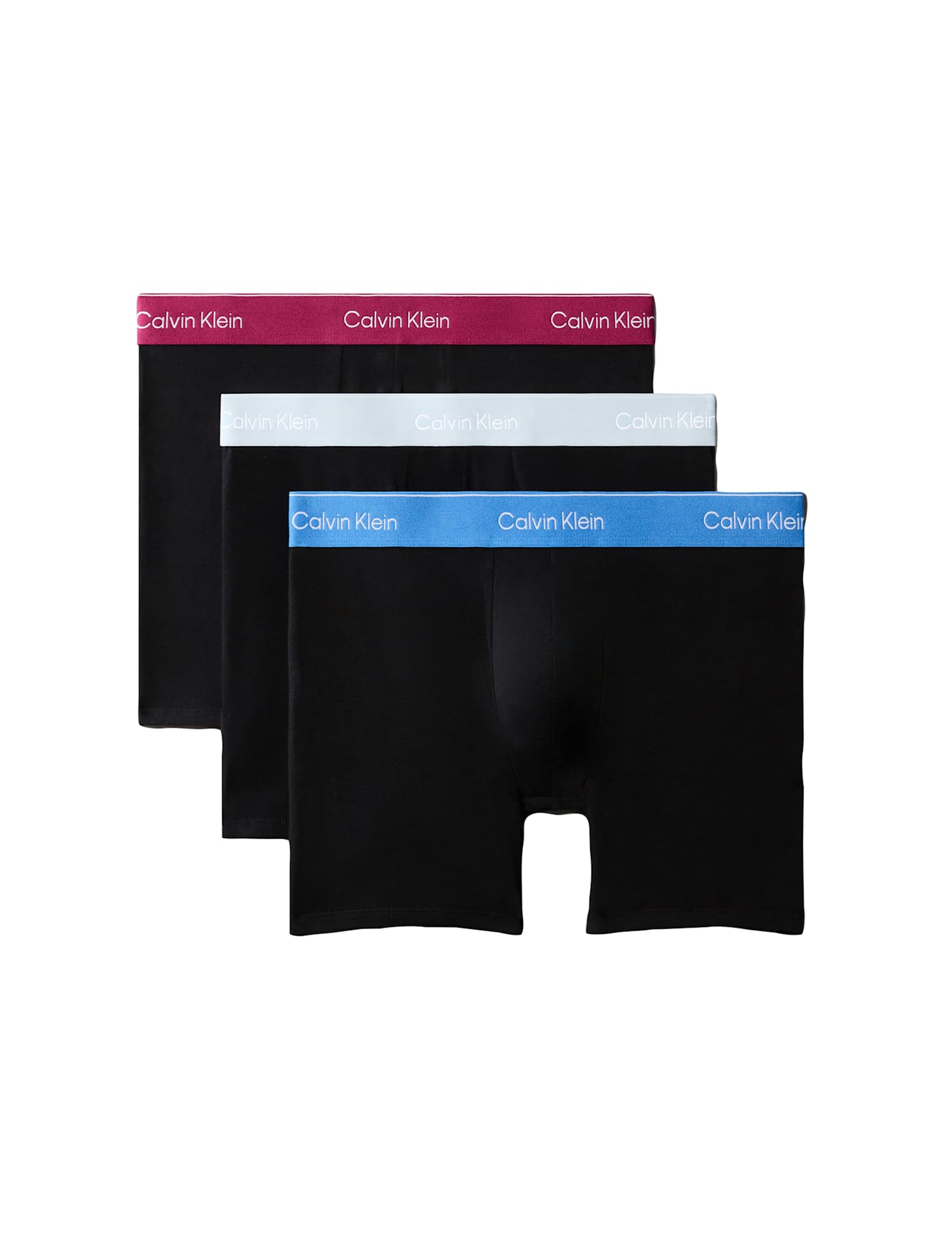 Calvin Klein 3 Pack Icon Cotton Rich Stretch Boxer Briefs Black Mix