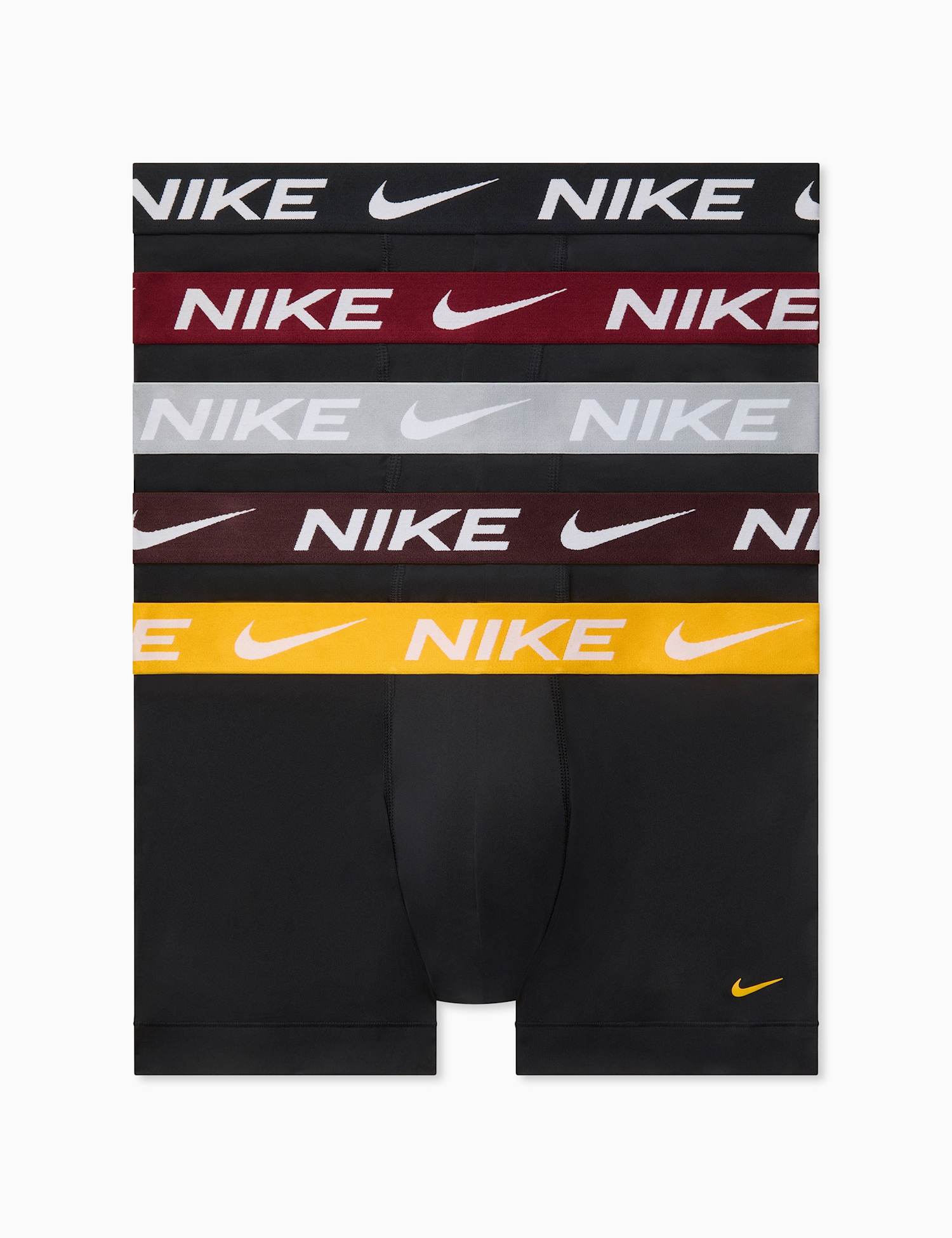Nike 5 Pack Essential Micro Stretch Trunks Black Mix