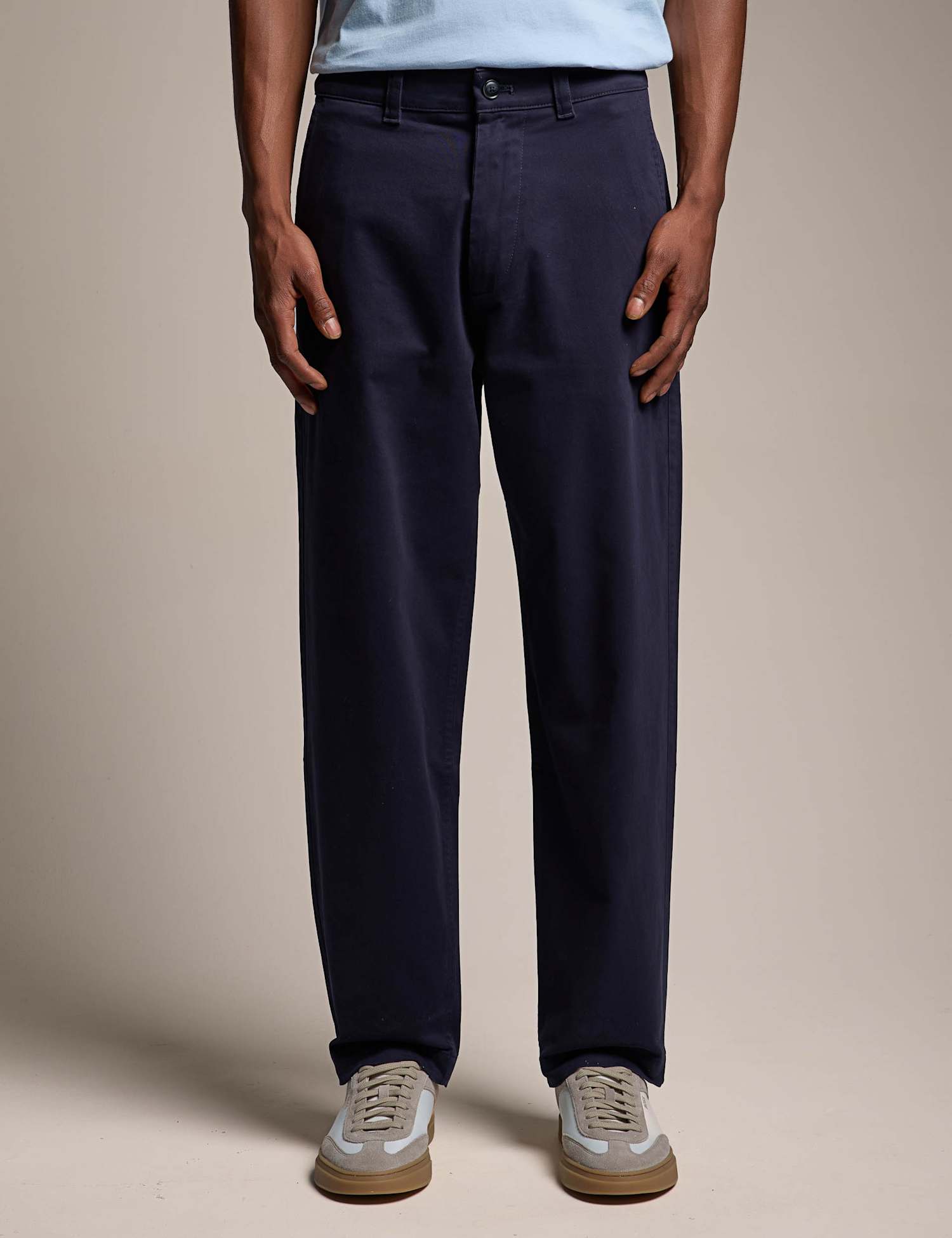 Boss Regular Fit Chinos Dark Blue