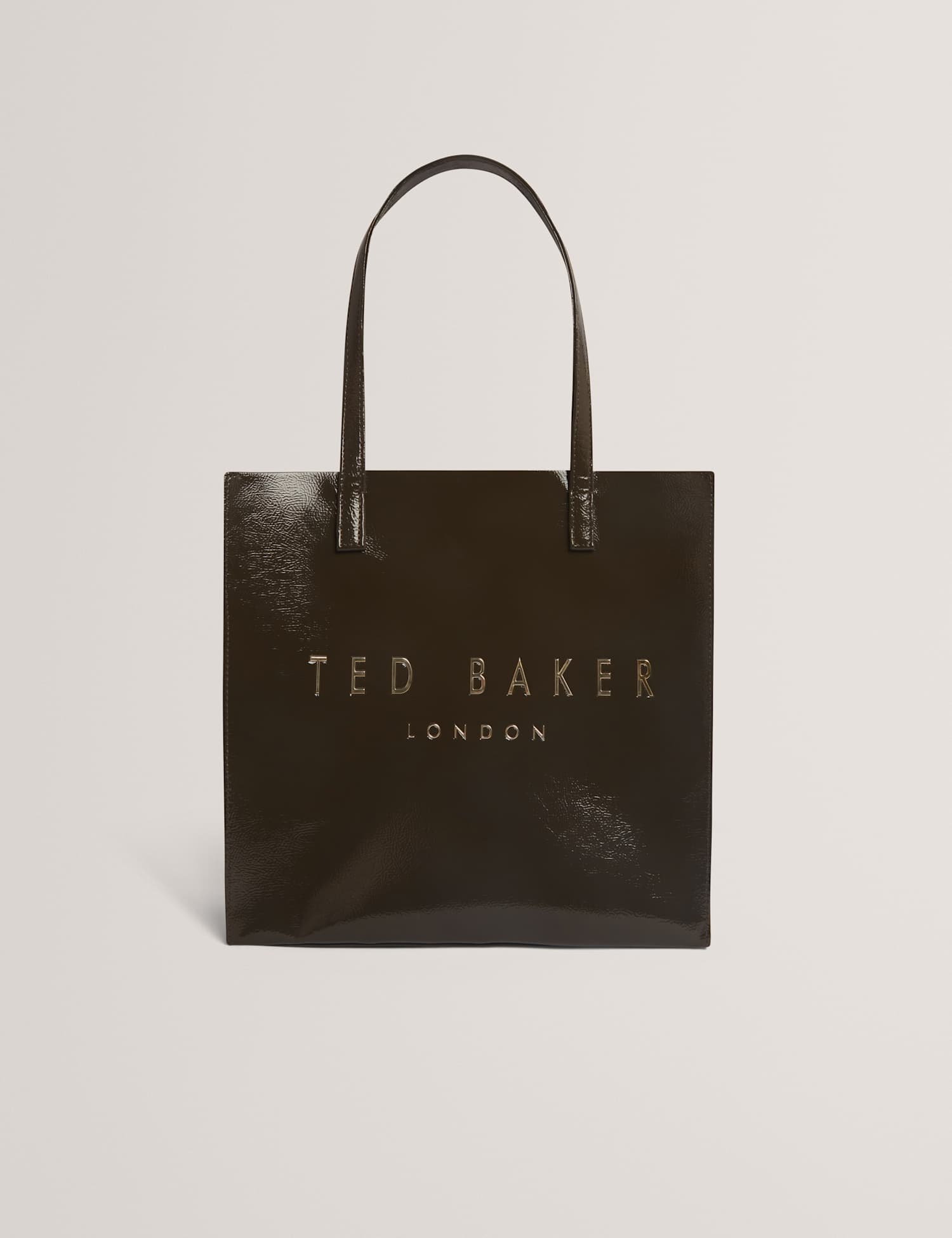 Ted Baker Crinkle Large Shopper Bag Medium Grey
