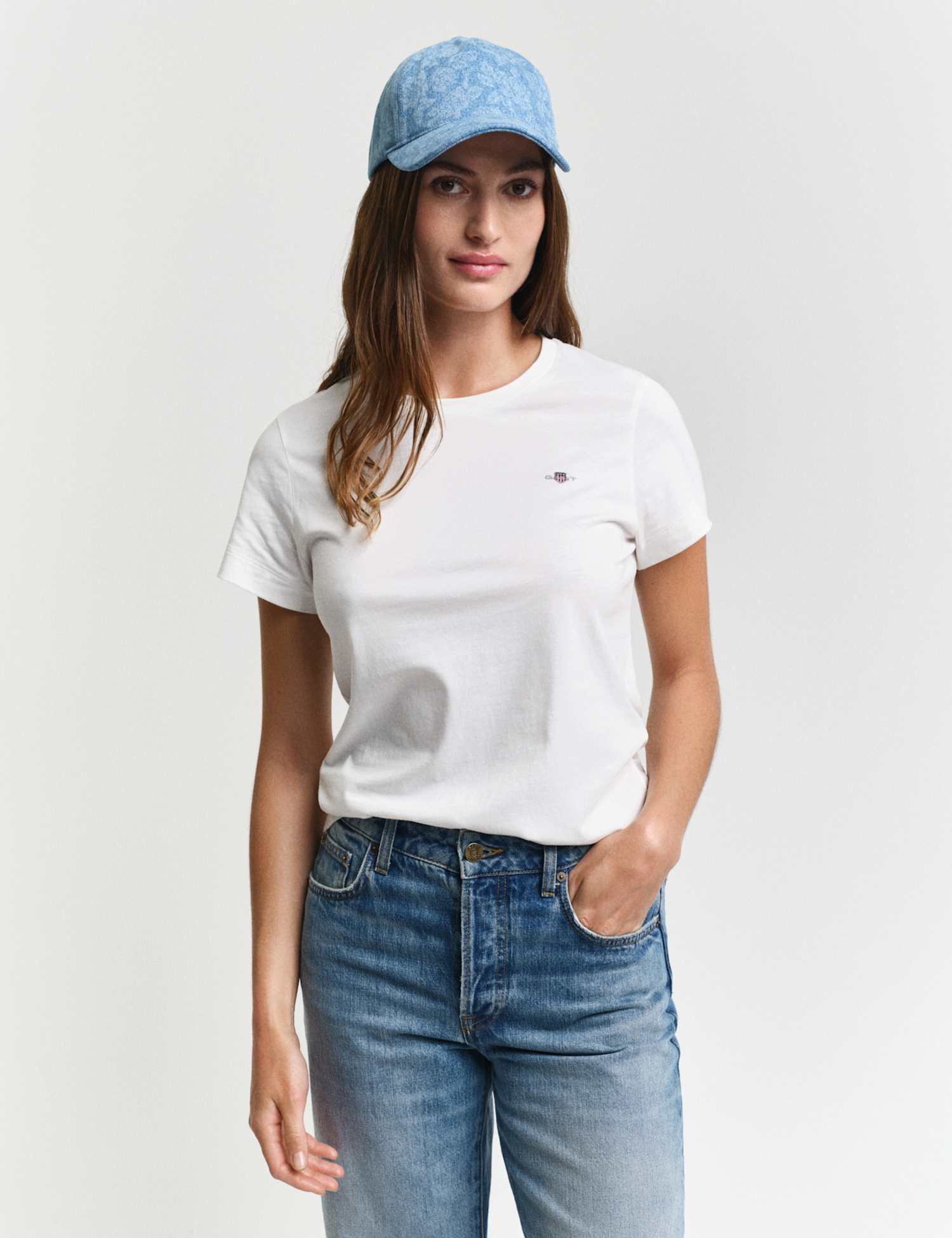 GANT Pure Cotton Logo T-Shirt White