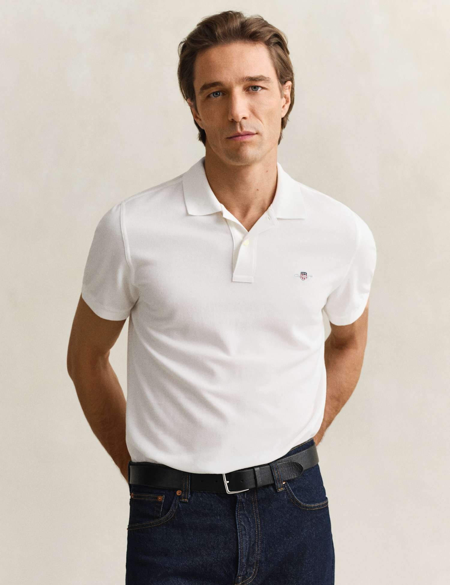 GANT Pure Cotton Piqu� Polo Shirt White