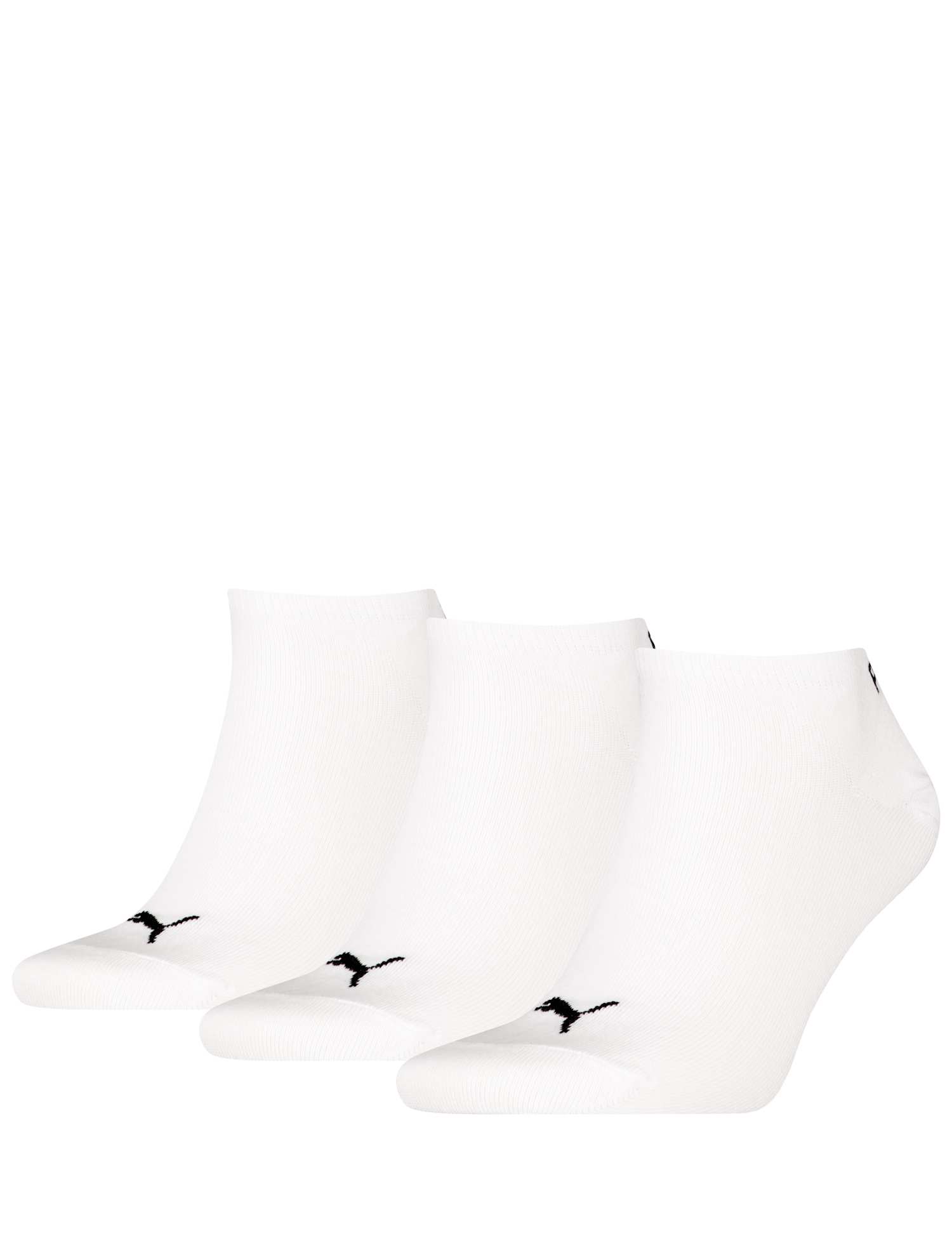 Puma 3 Pack Unisex Sneaker Cotton Rich Trainer Socks White