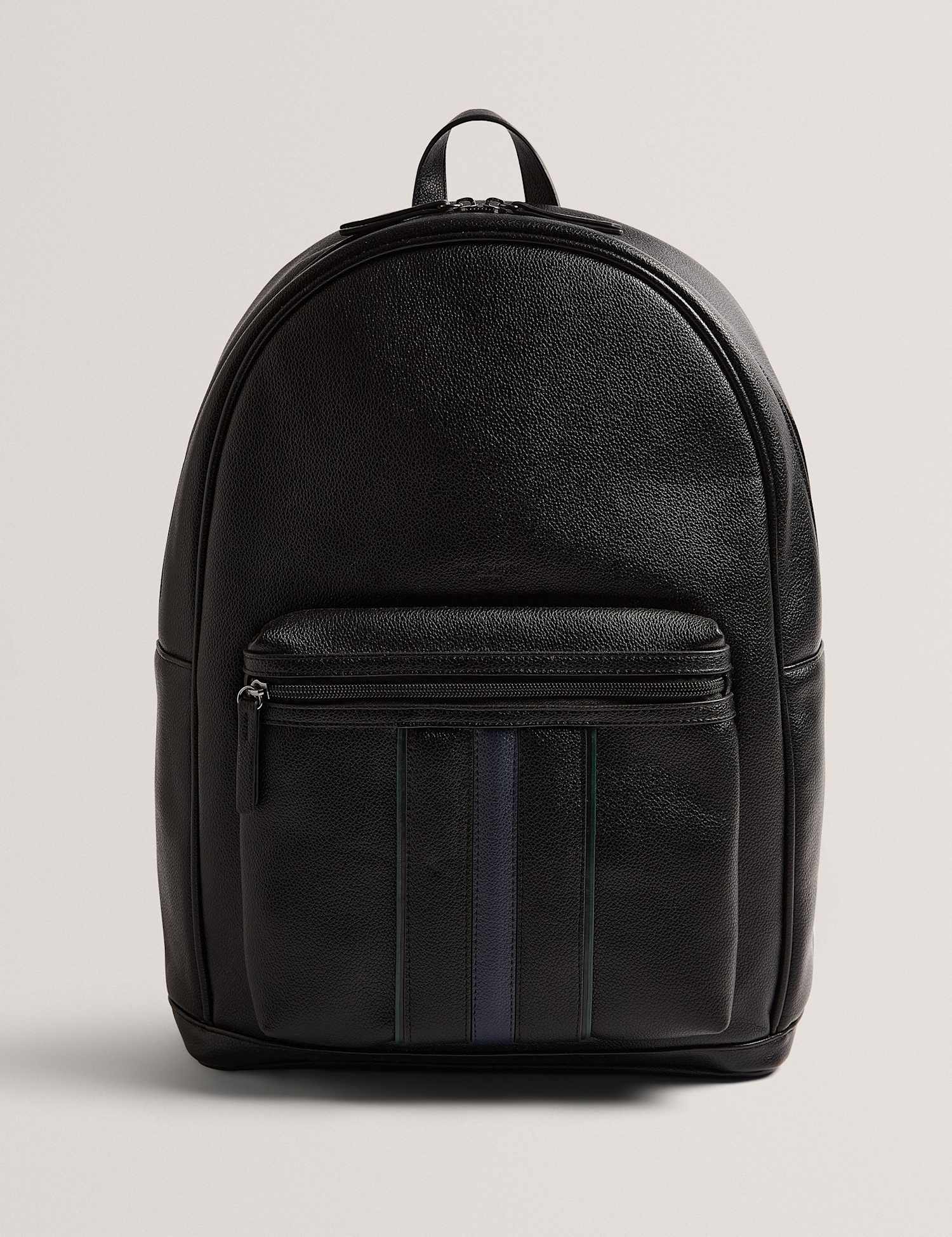 Ted Baker Stripe Backpack Black