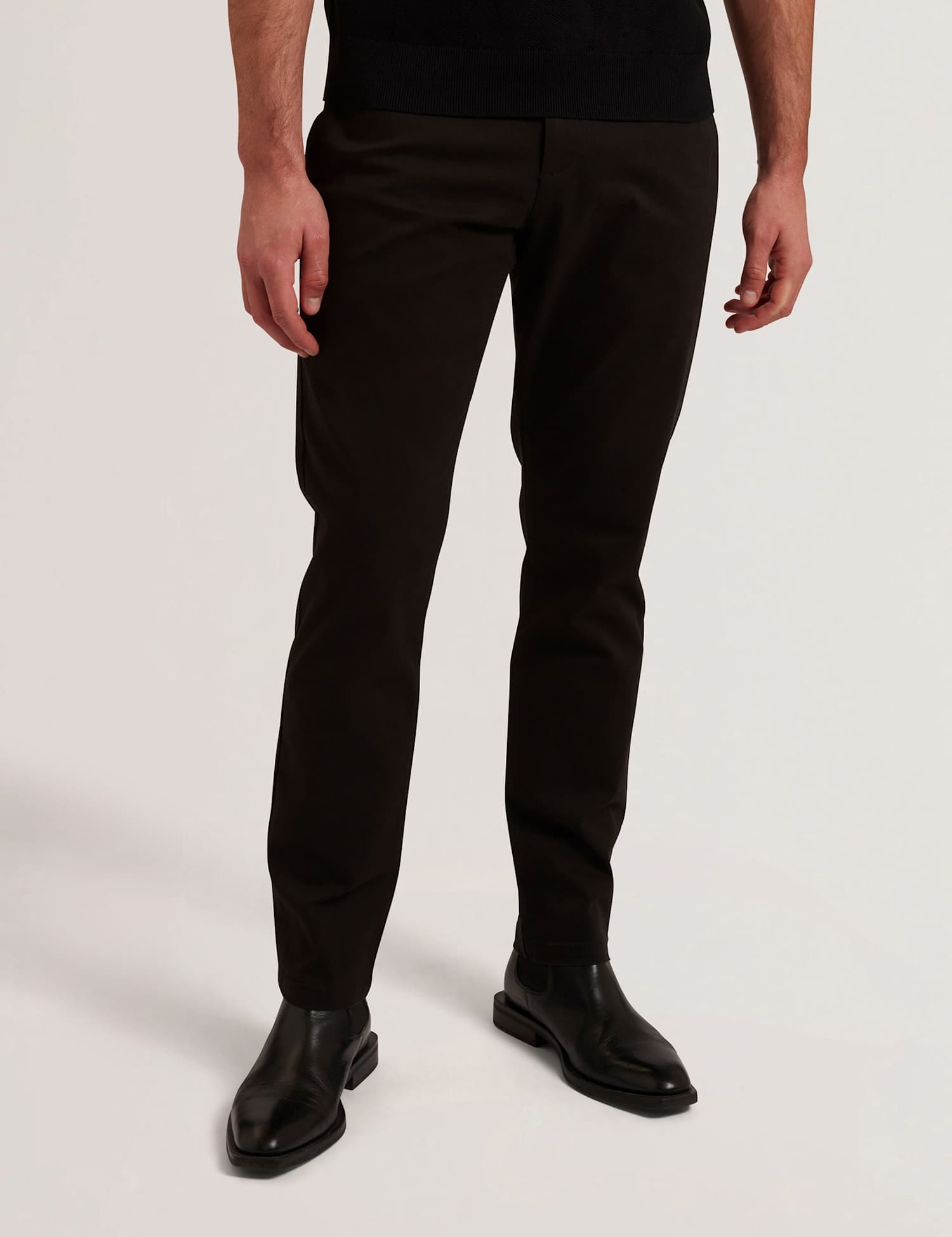 Ted Baker Slim Fit Chinos Black