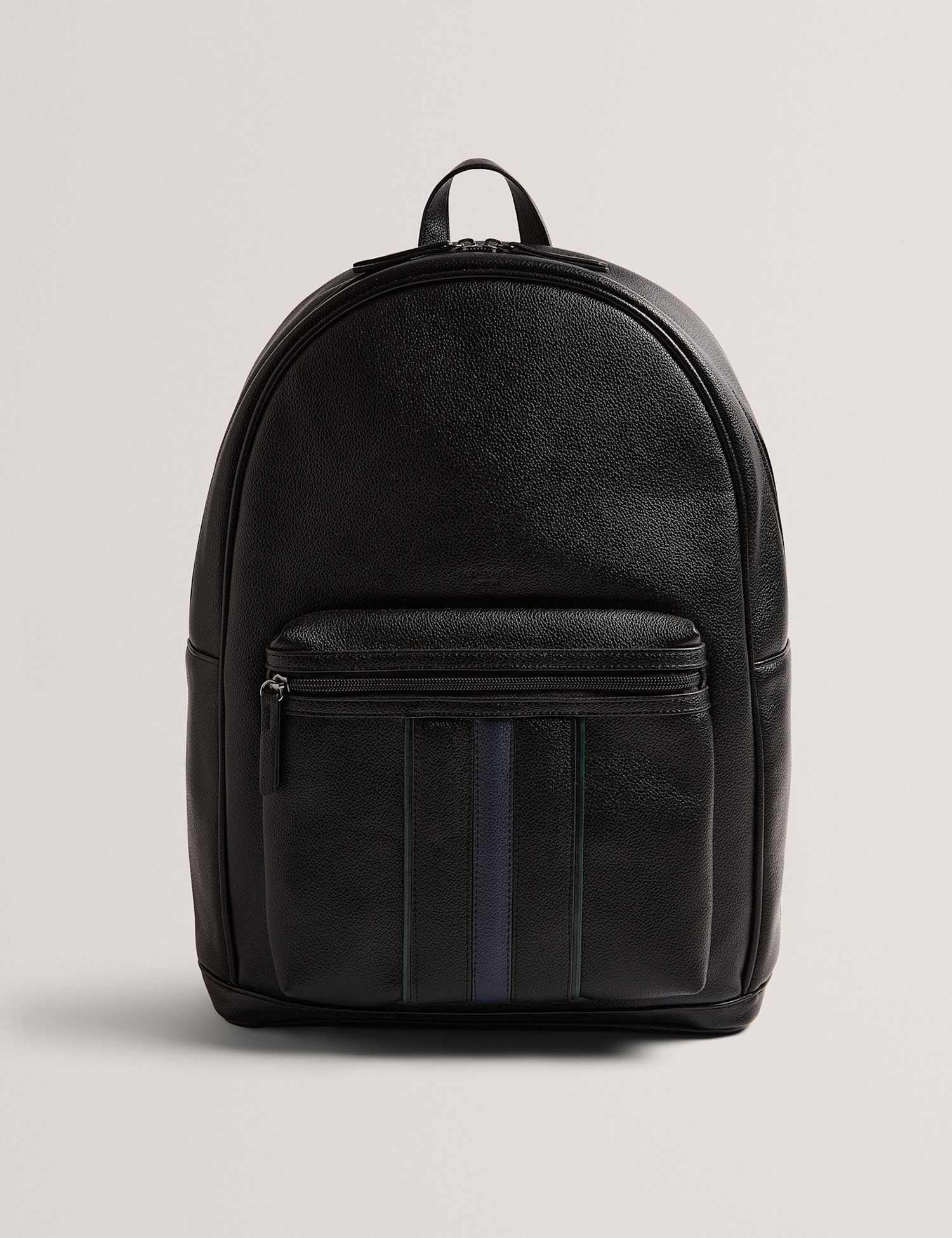 Ted Baker Striped Backpack Black