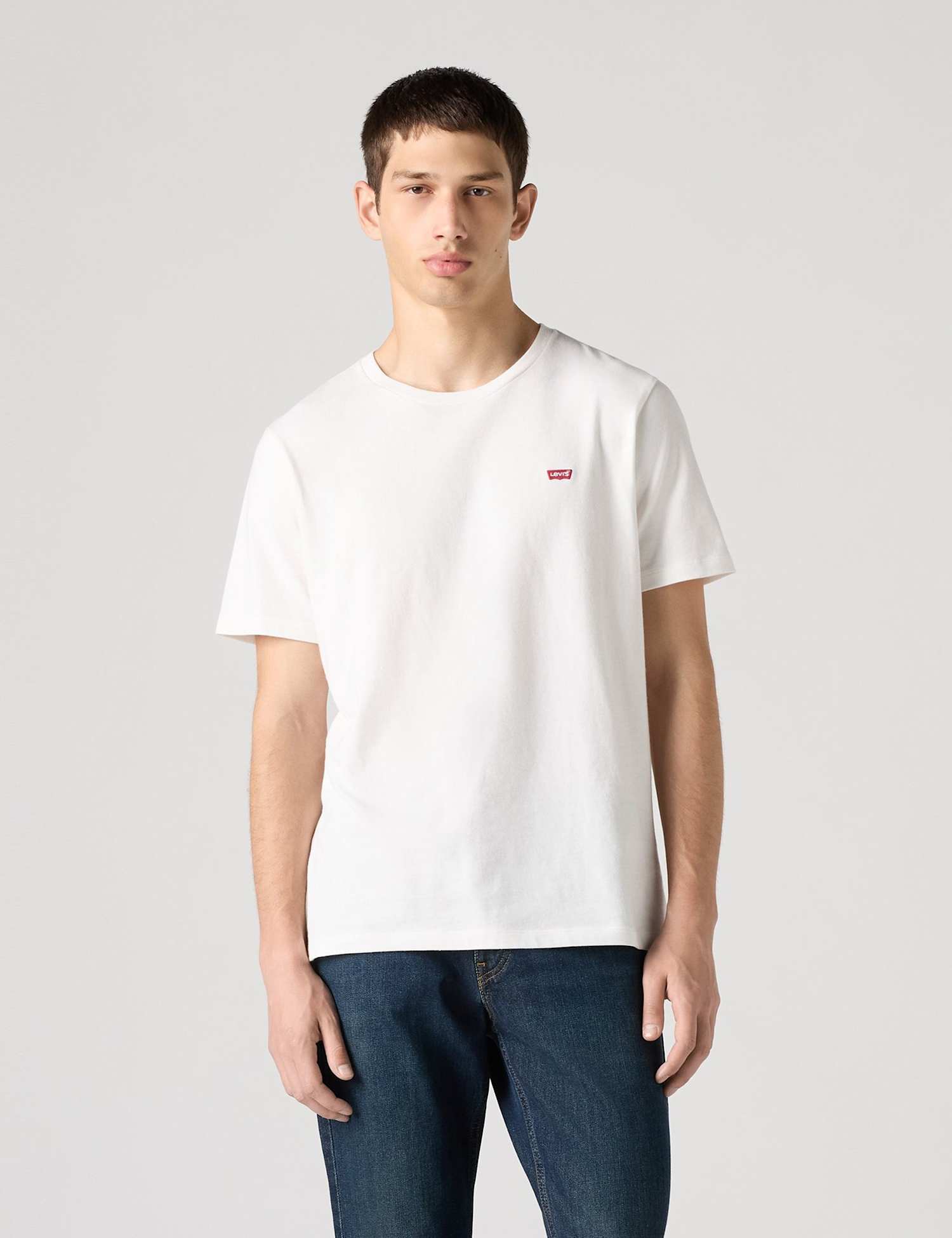 Levi's Original Housemark Pure Cotton Jersey T-Shirt White