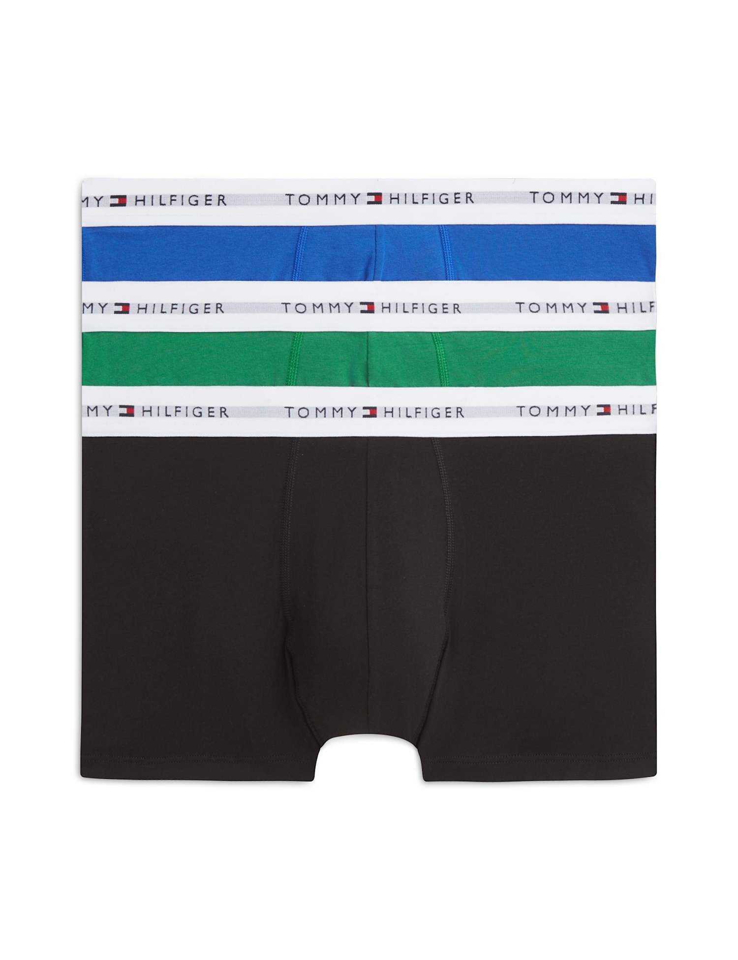 Tommy Hilfiger 3 Pack Signature Essentials Cotton Rich Boxer Briefs Black Mix