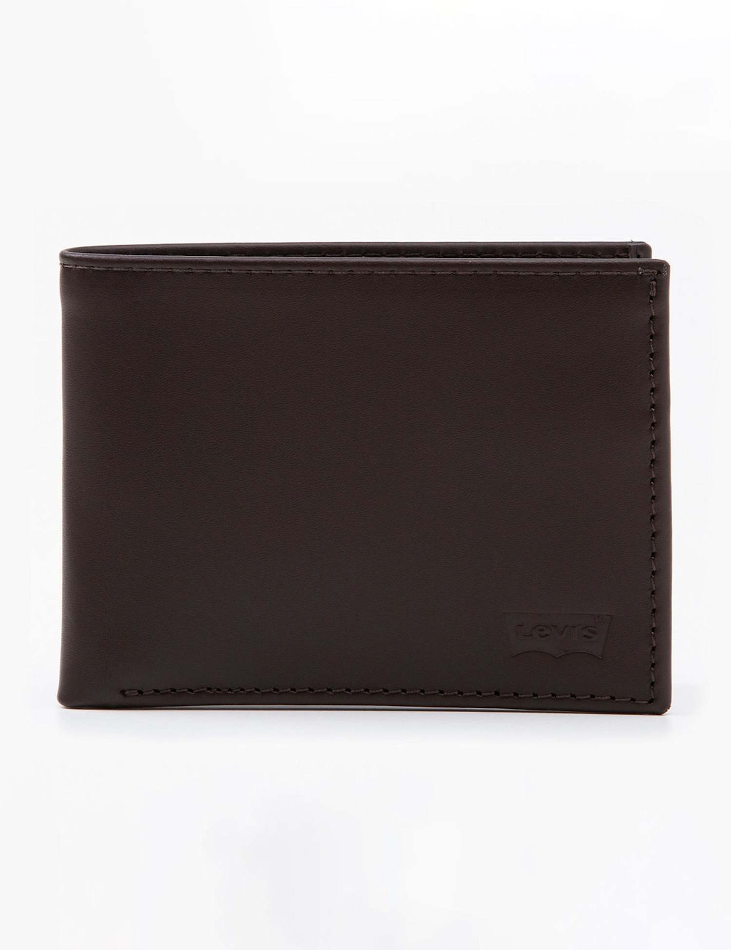 Levi's Leather Bi-fold Wallet Brown