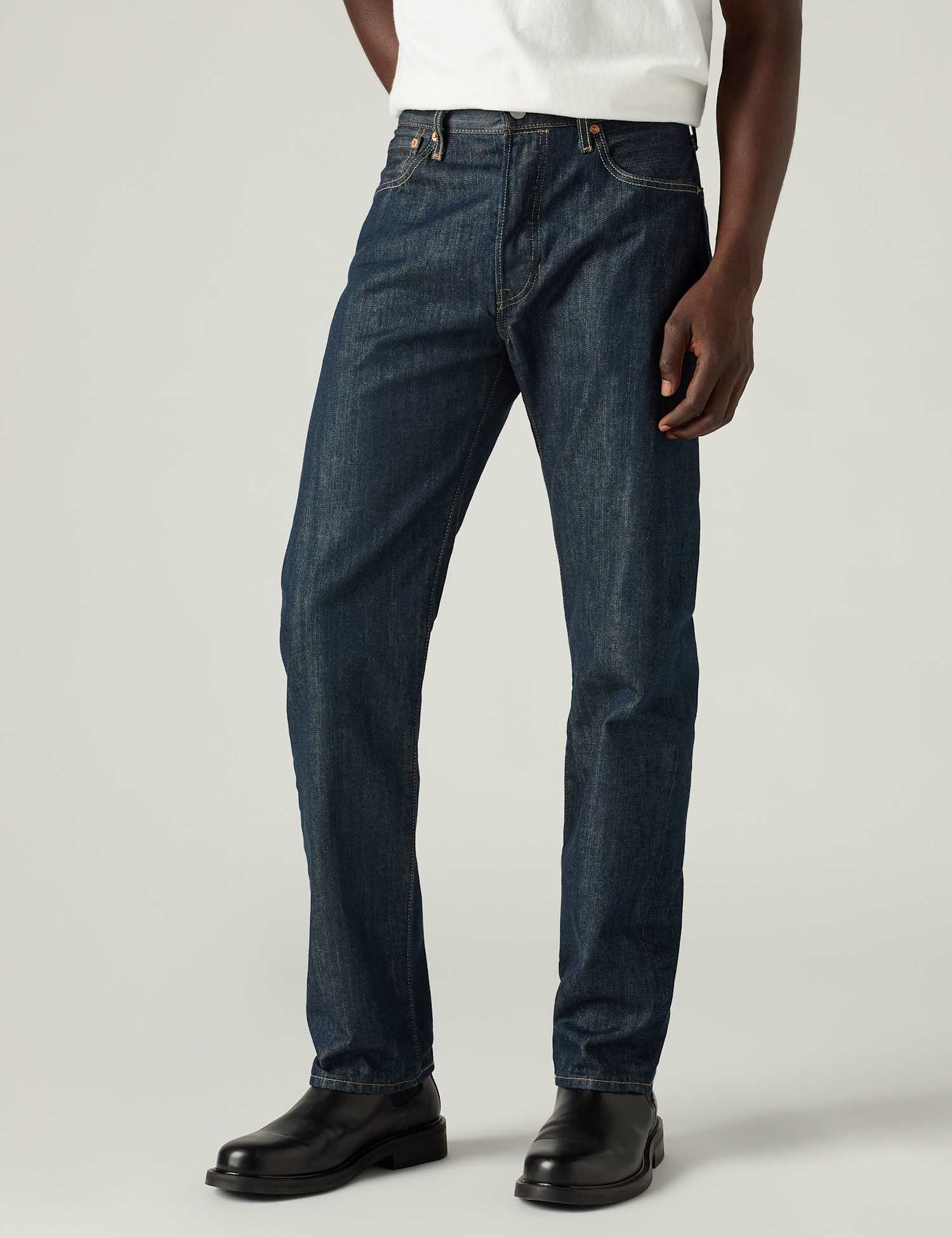 Levi's 501� Straight Fit Jeans Dark Indigo