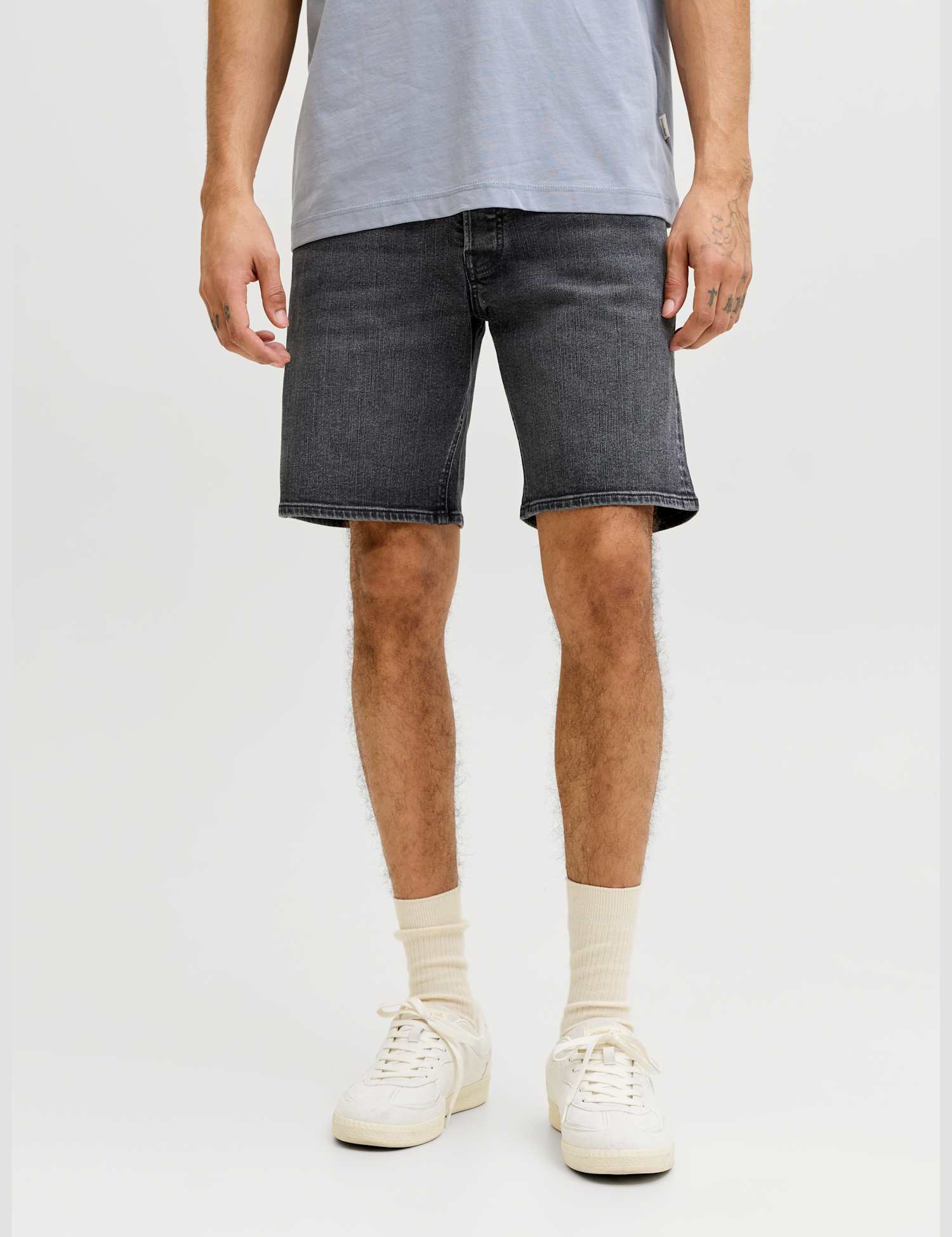 JACK & JONES Denim Shorts Black