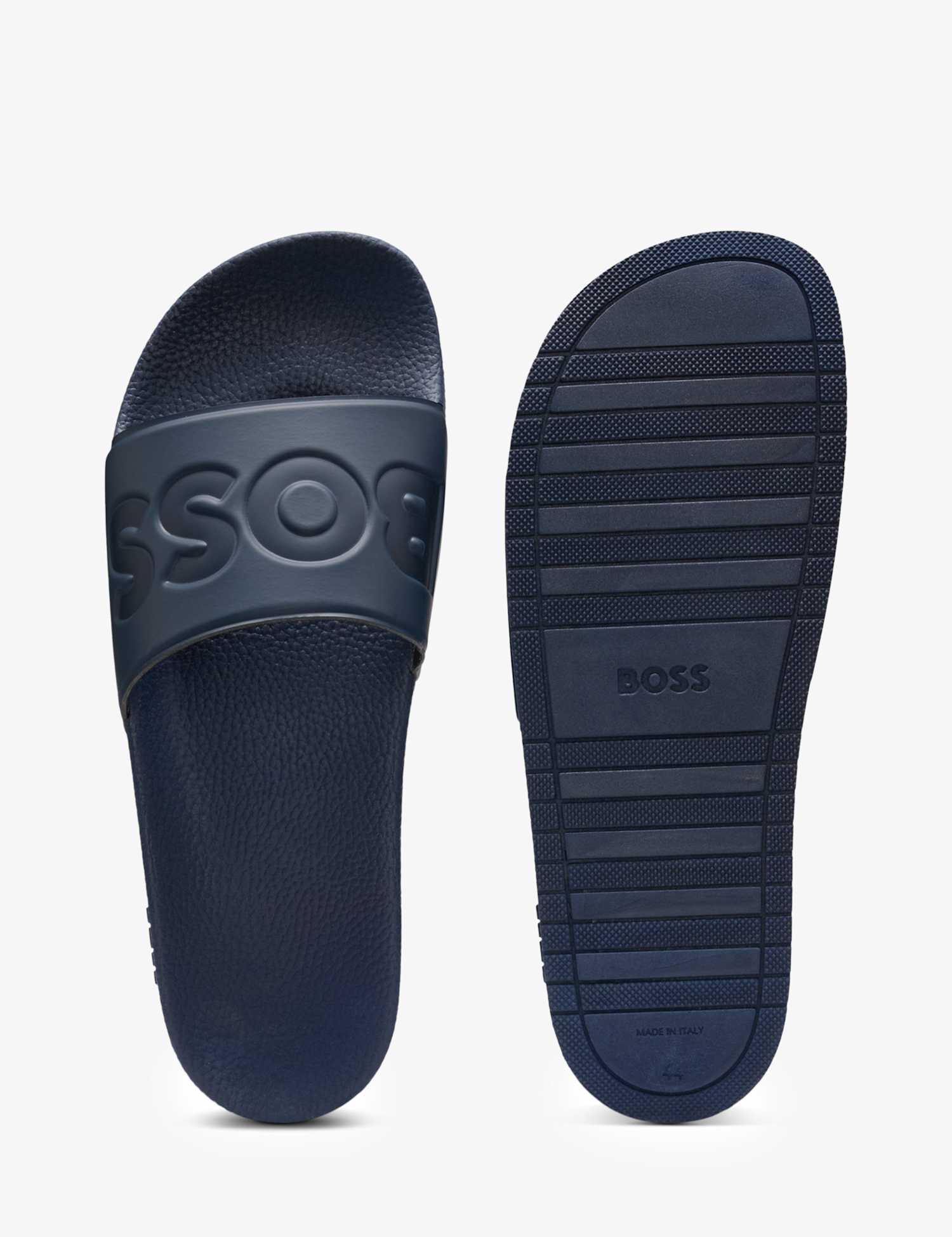 Boss Logo Sliders Navy
