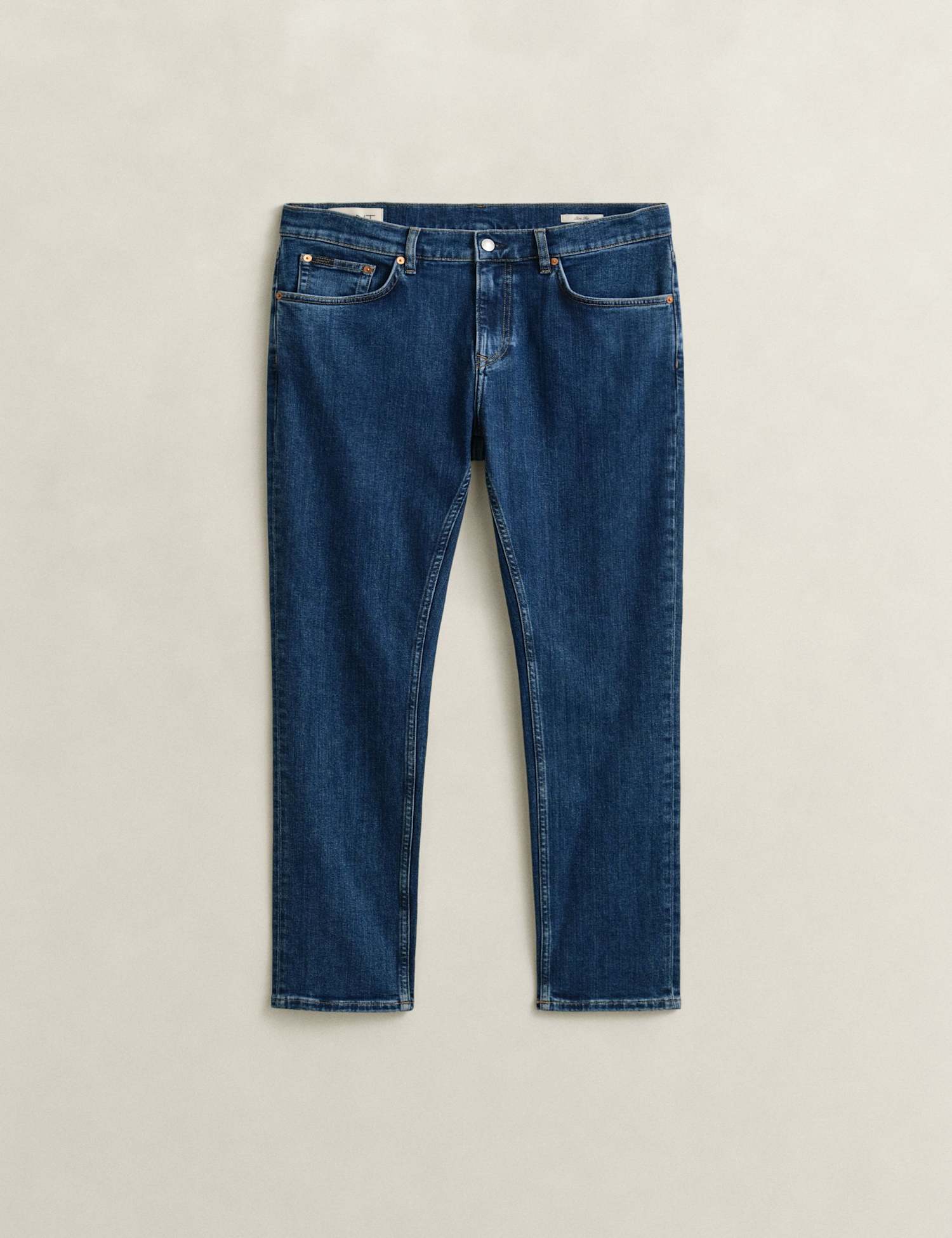 GANT Slim Fit Clean Wash 5 Pocket Jeans Light Blue