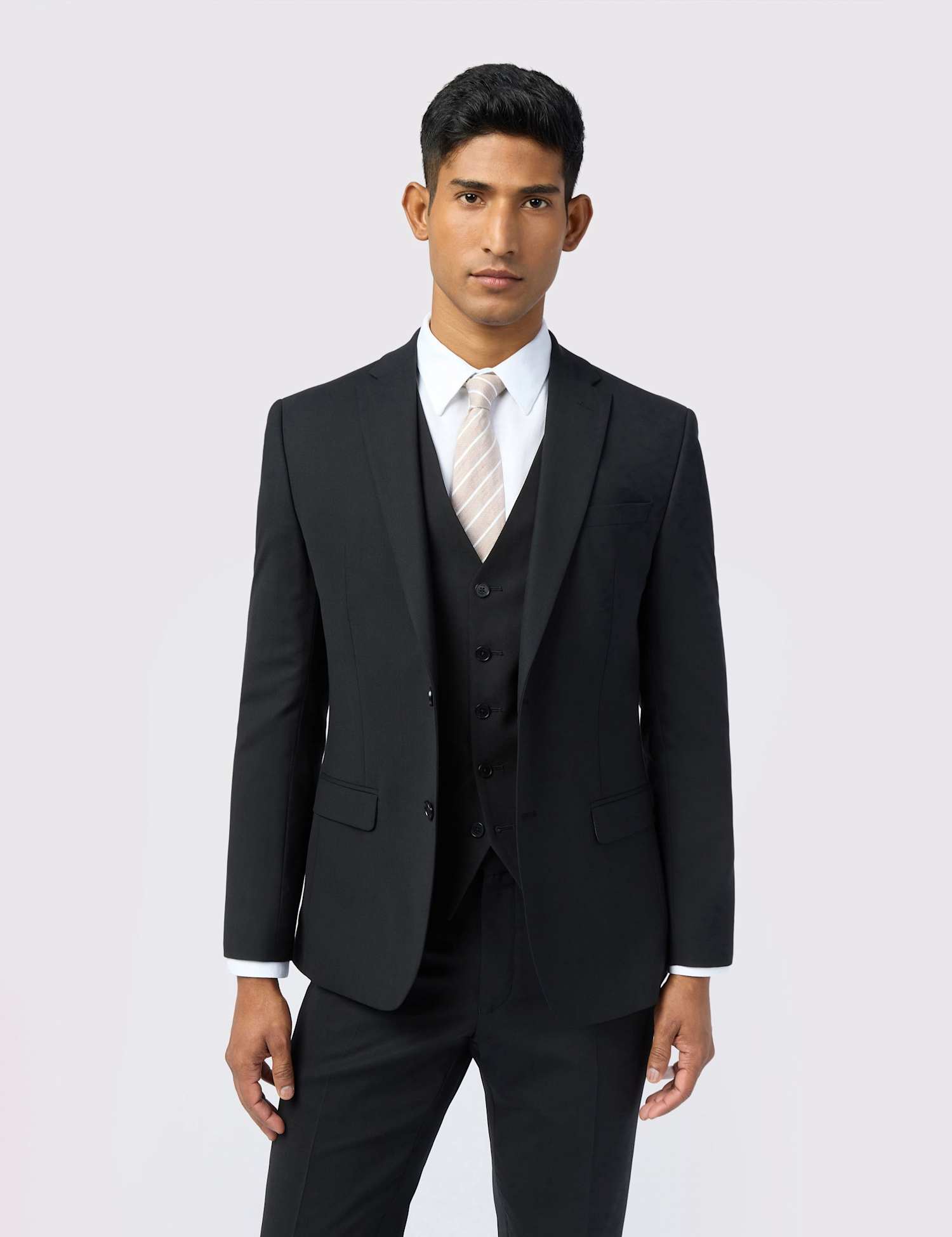 Ted Baker Slim Fit Performance Wool Rich Suit Jacket Black