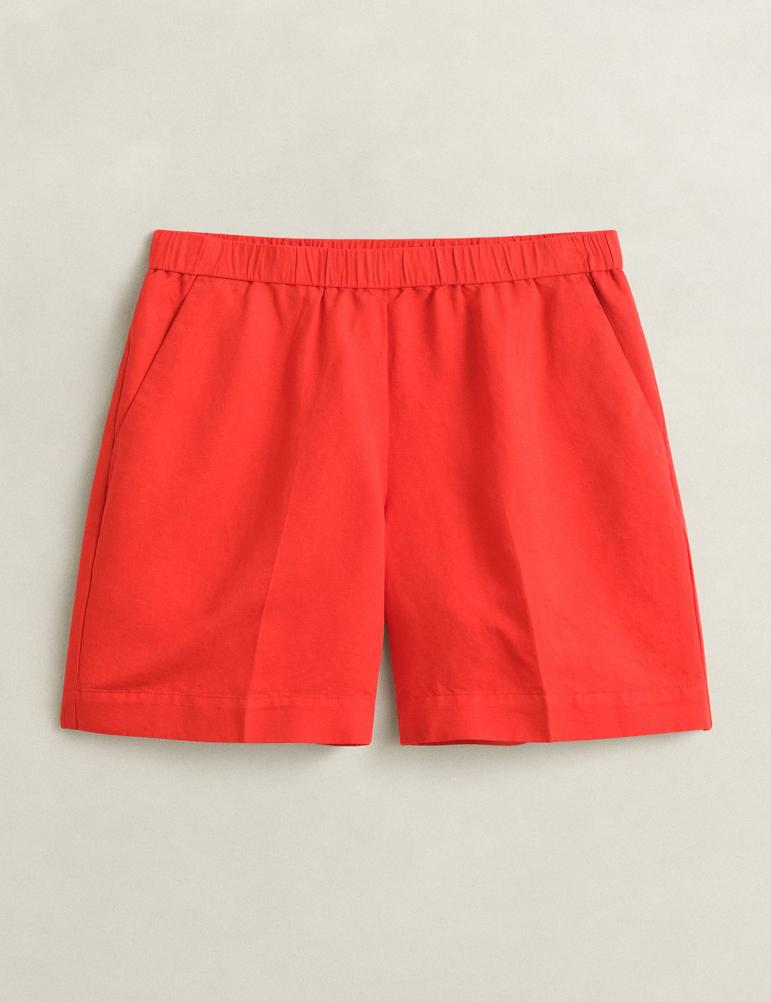 GANT Linen Blend Shorts Red