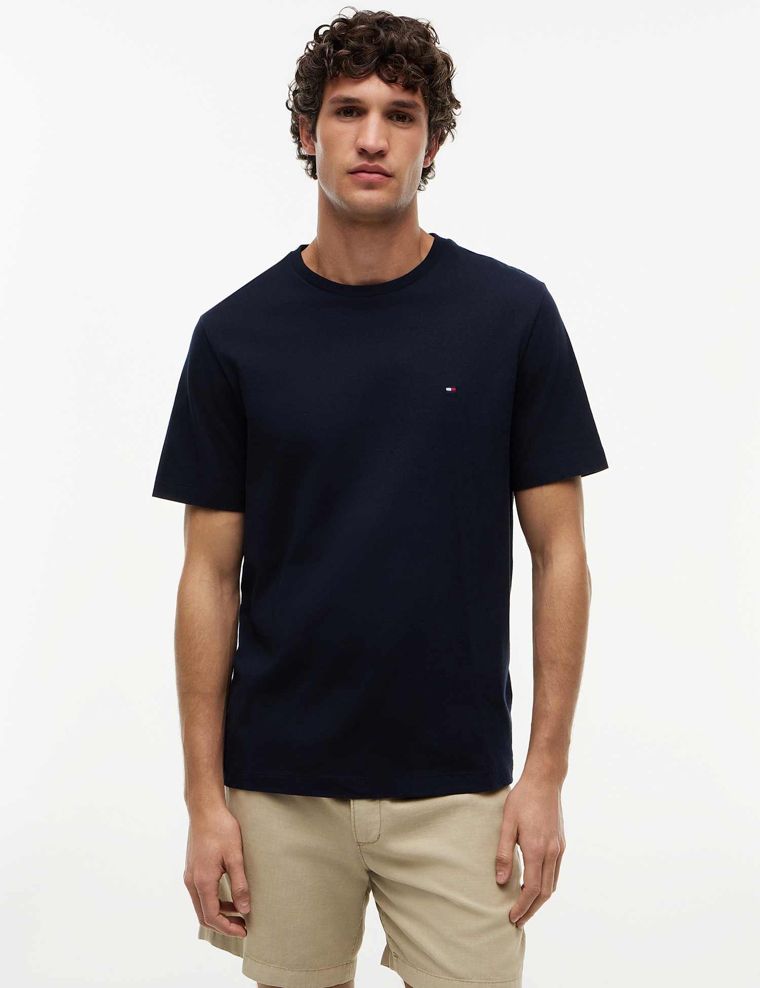 Tommy Hilfiger Pure Cotton Crew Neck T-Shirt Navy
