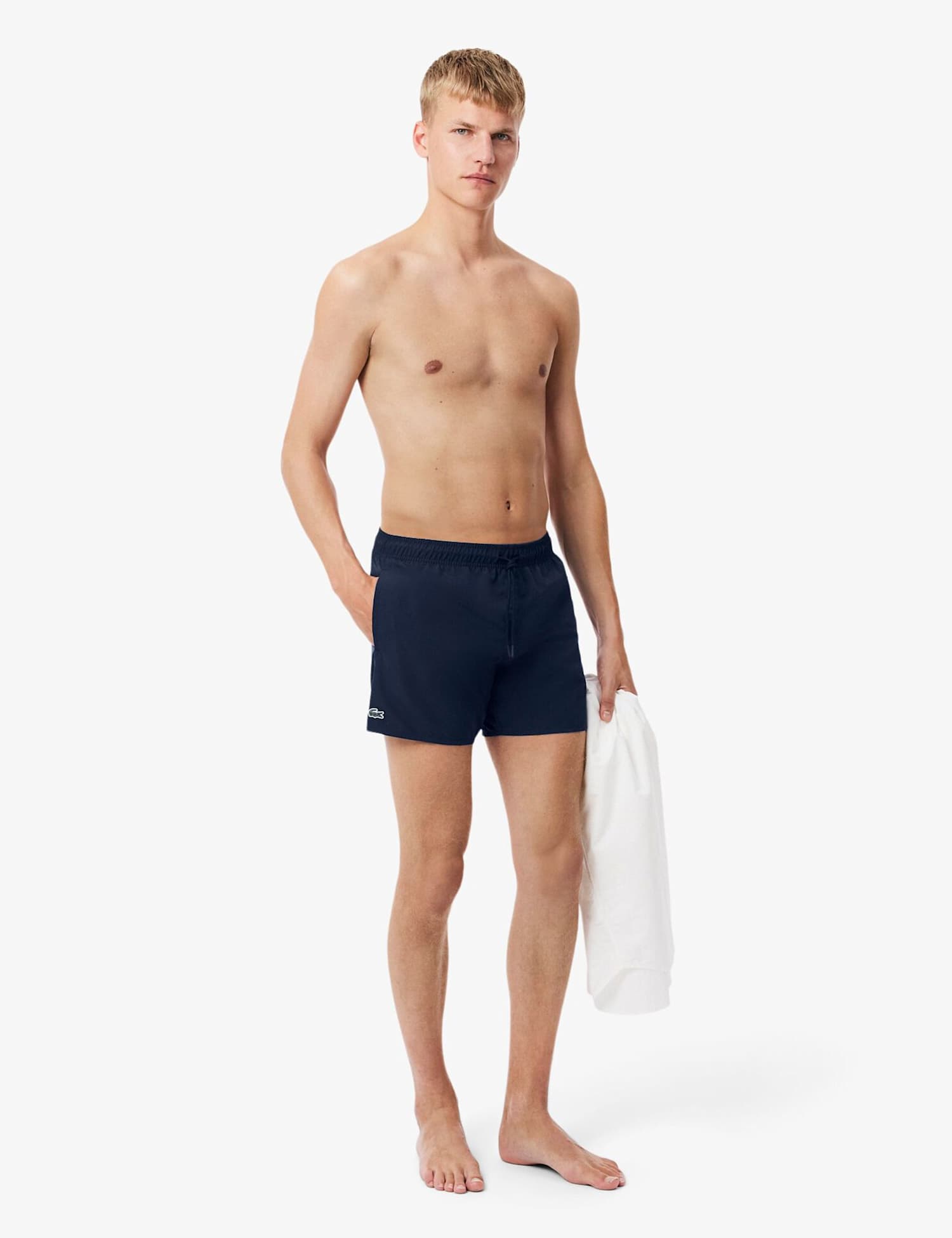 Lacoste Quick Dry Swim Trunks Navy