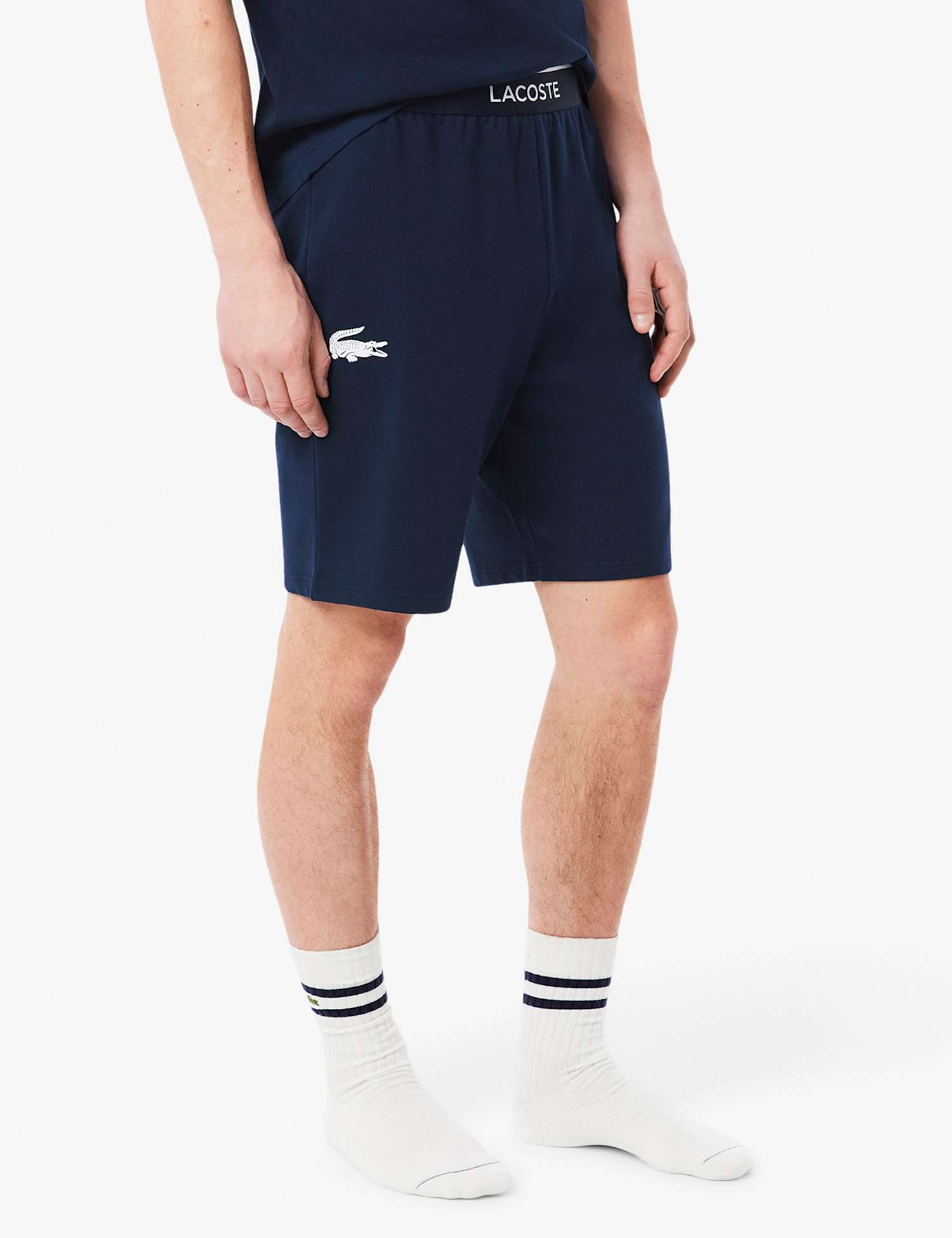 Lacoste Cotton Rich Loungewear Shorts Navy