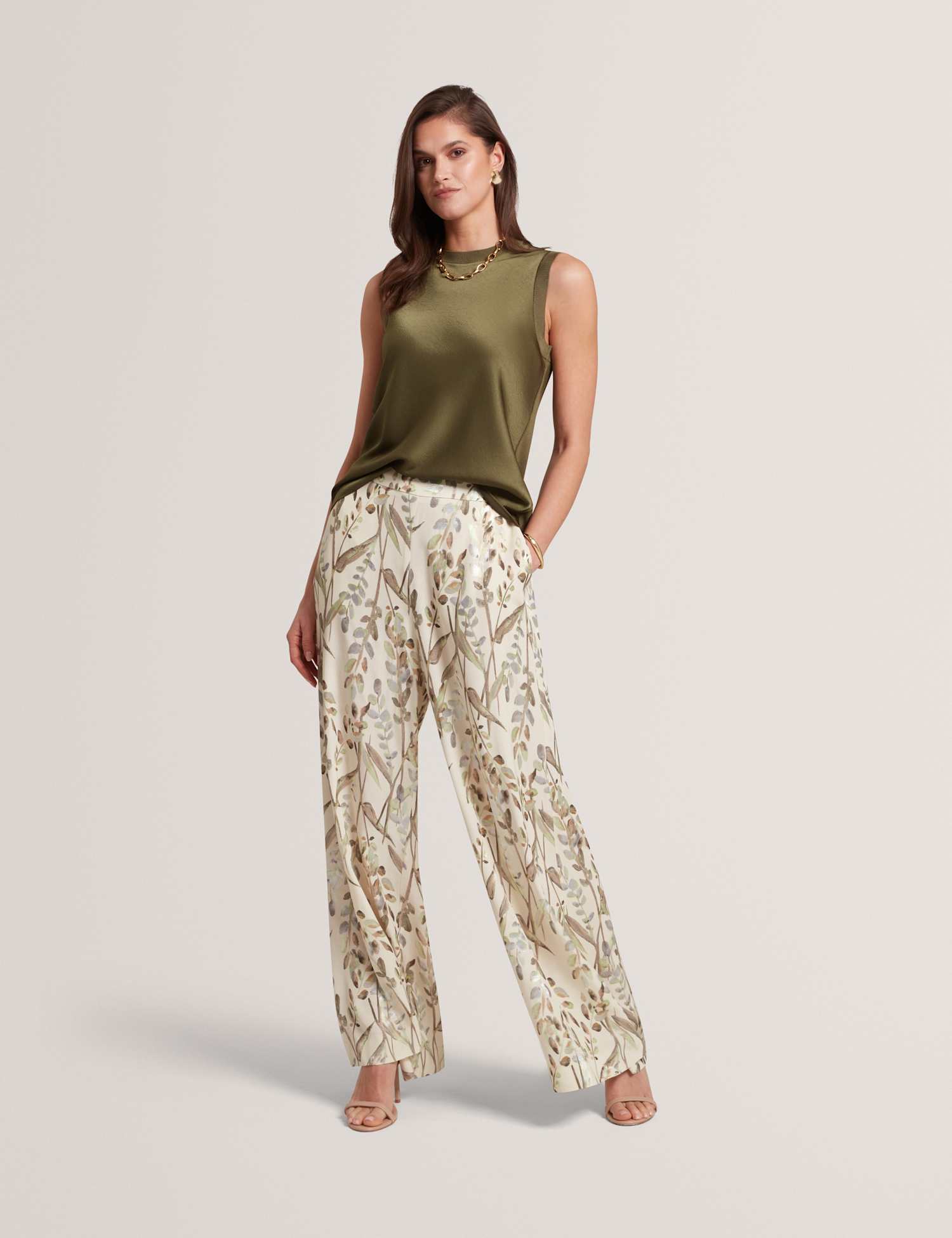 Ted Baker Tank Top Khaki