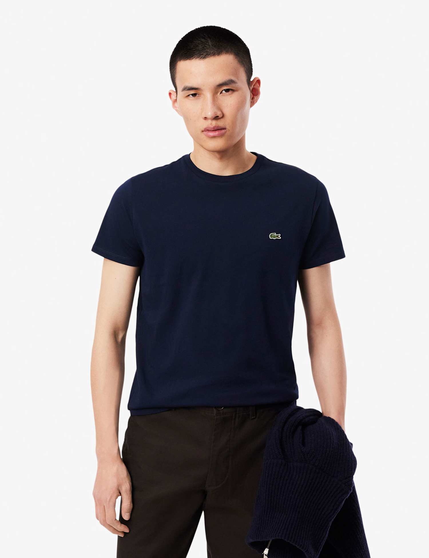 Lacoste Pure Pima Cotton T-Shirt Navy