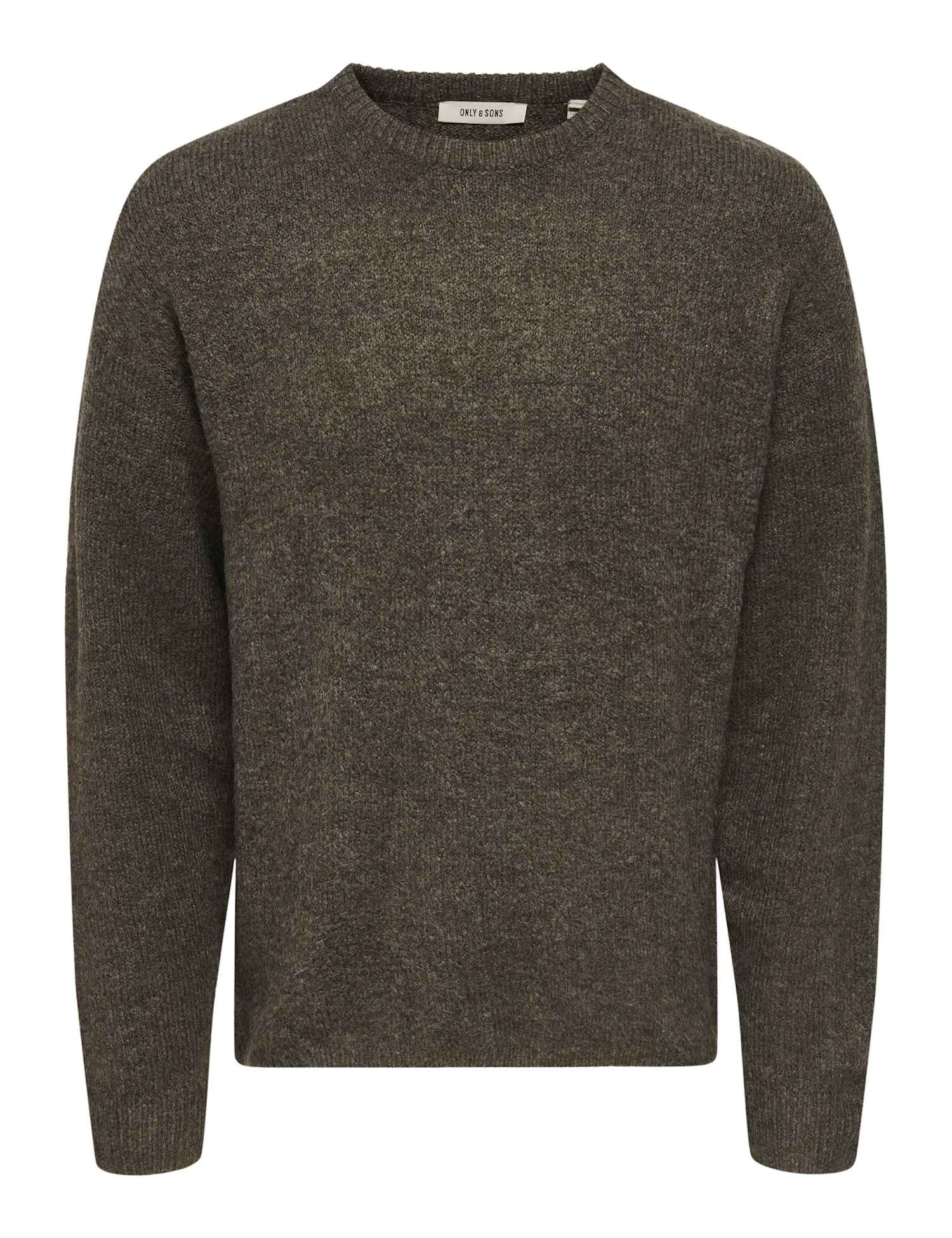 ONLY & SONS Crew Neck Jumper Brown