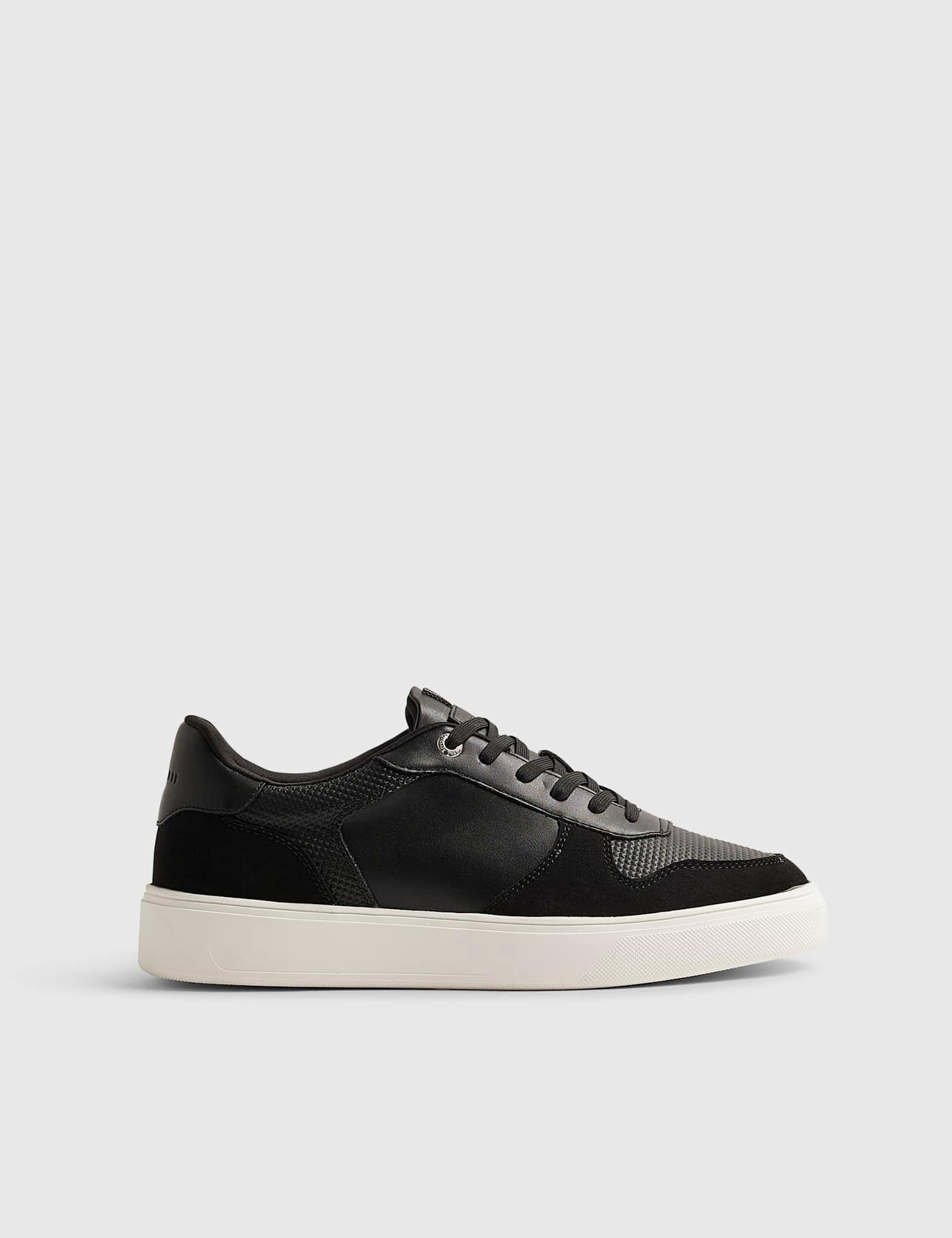 River Island Lace Up Trainers Black