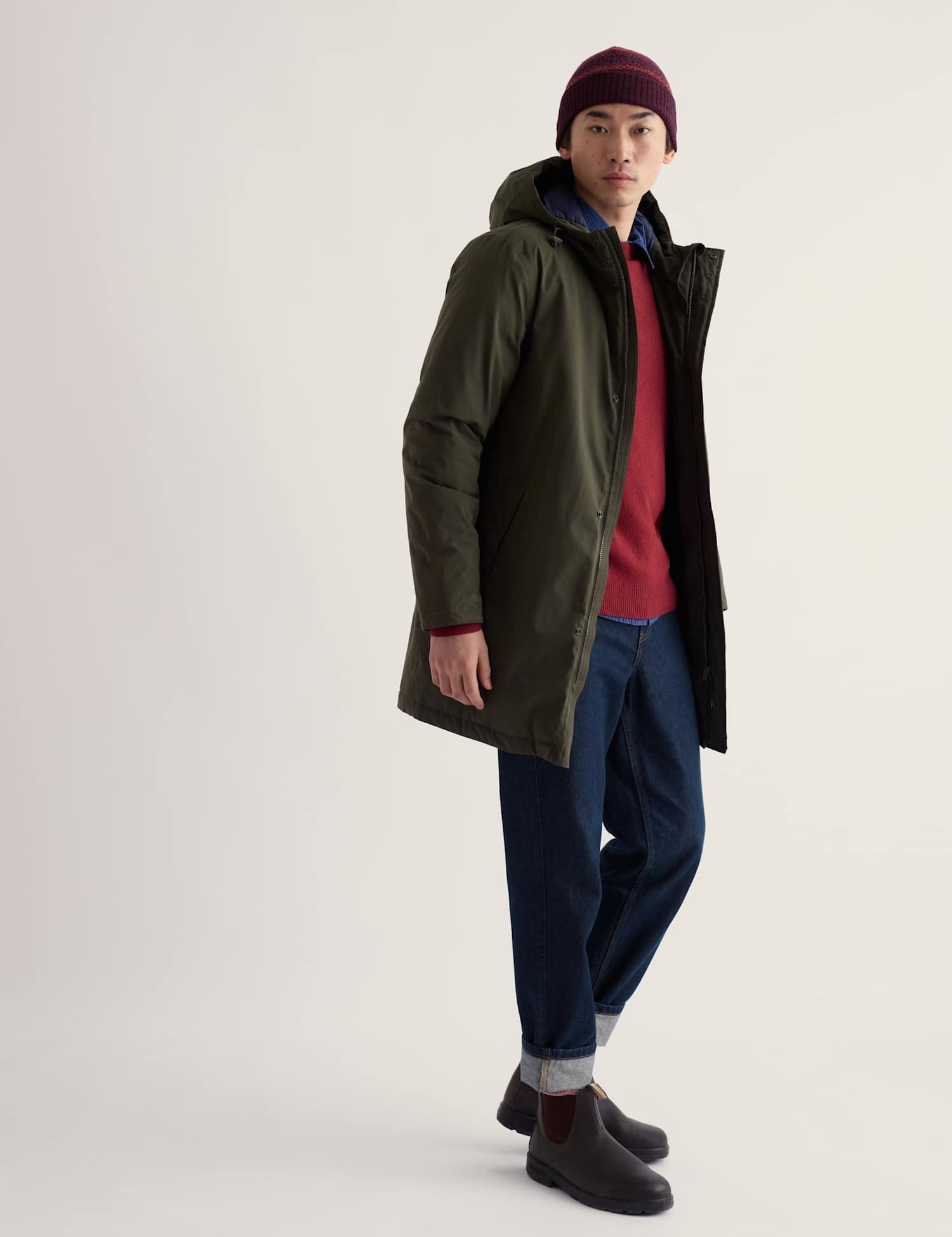 Seasalt Cornwall Men's Gybe Waterproof Coat Olive