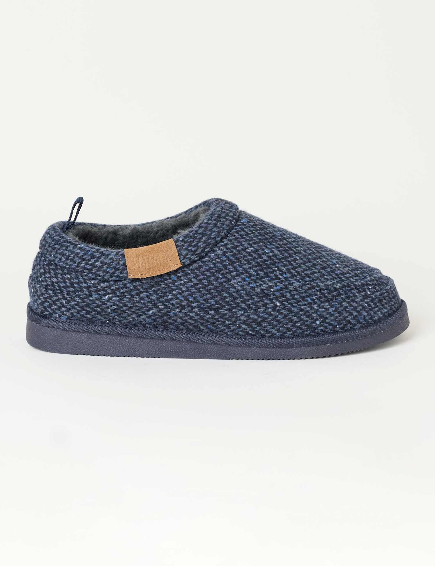 FatFace Flecked Mule Slippers Navy Mix