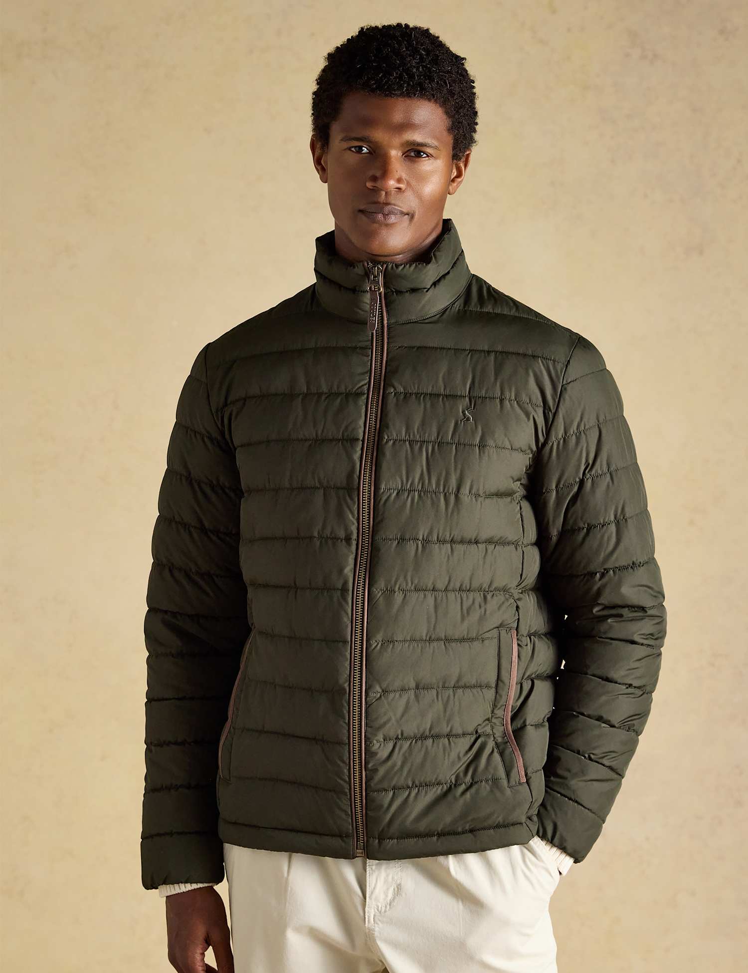 Joules Padded Puffer Jacket Green