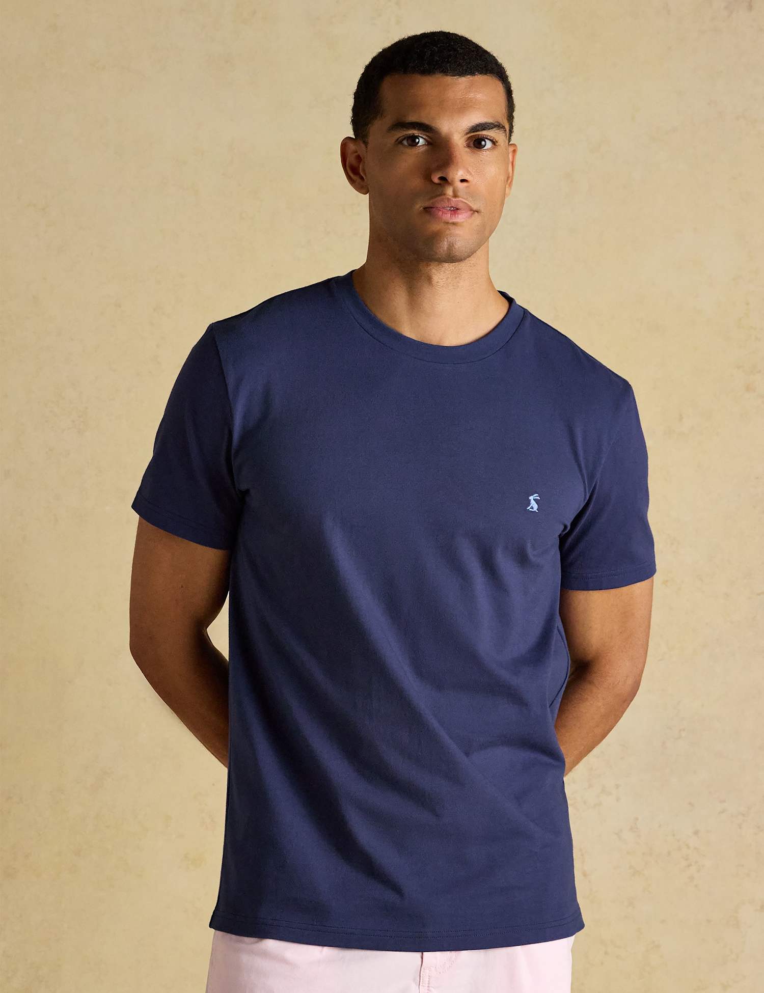 Joules Pure Cotton Crew Neck T-Shirt Navy