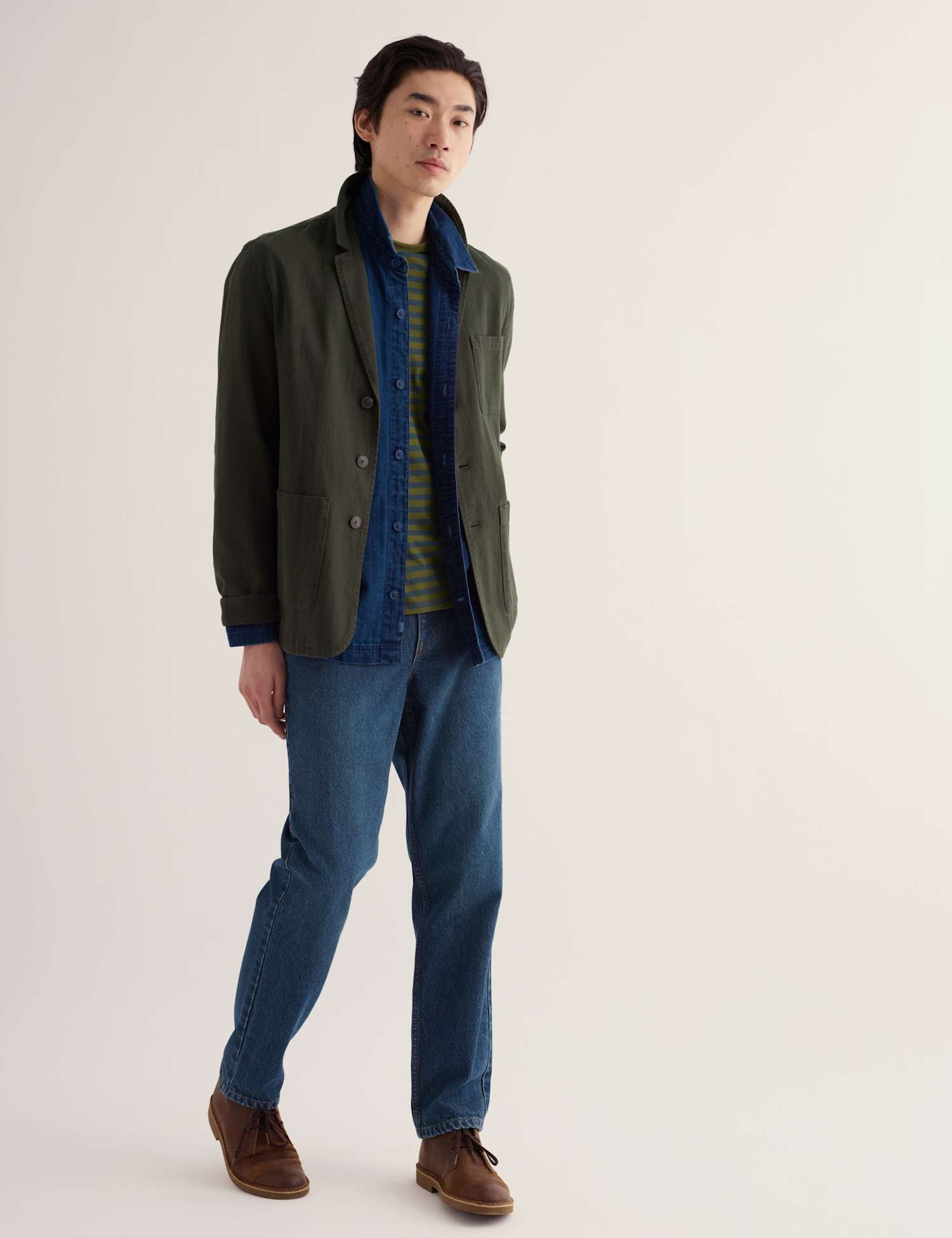 Seasalt Cornwall Pure Cotton Denim Tapered Fit Jeans Blue
