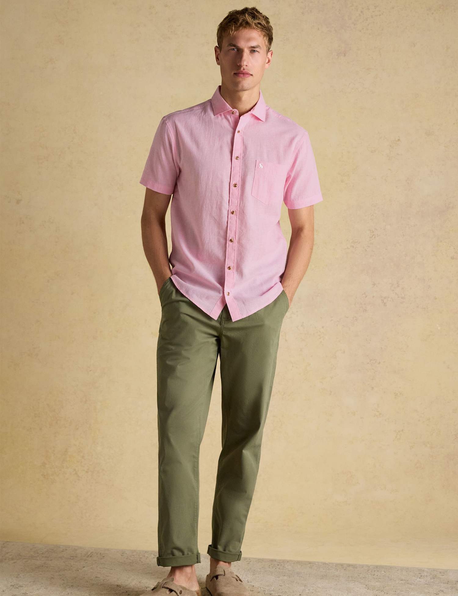Joules Relaxed Fit Chinos Khaki