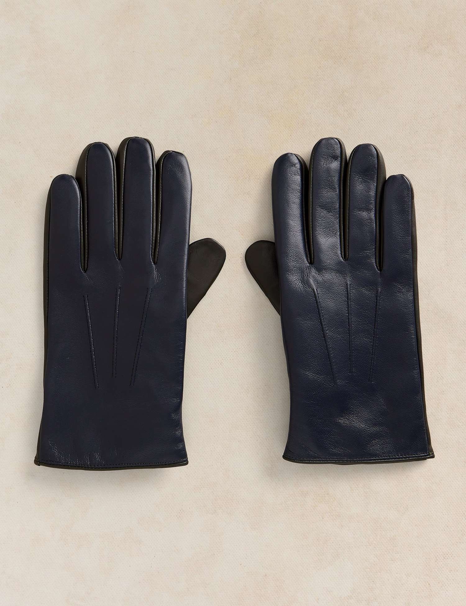 White Stuff Leather Gloves Green