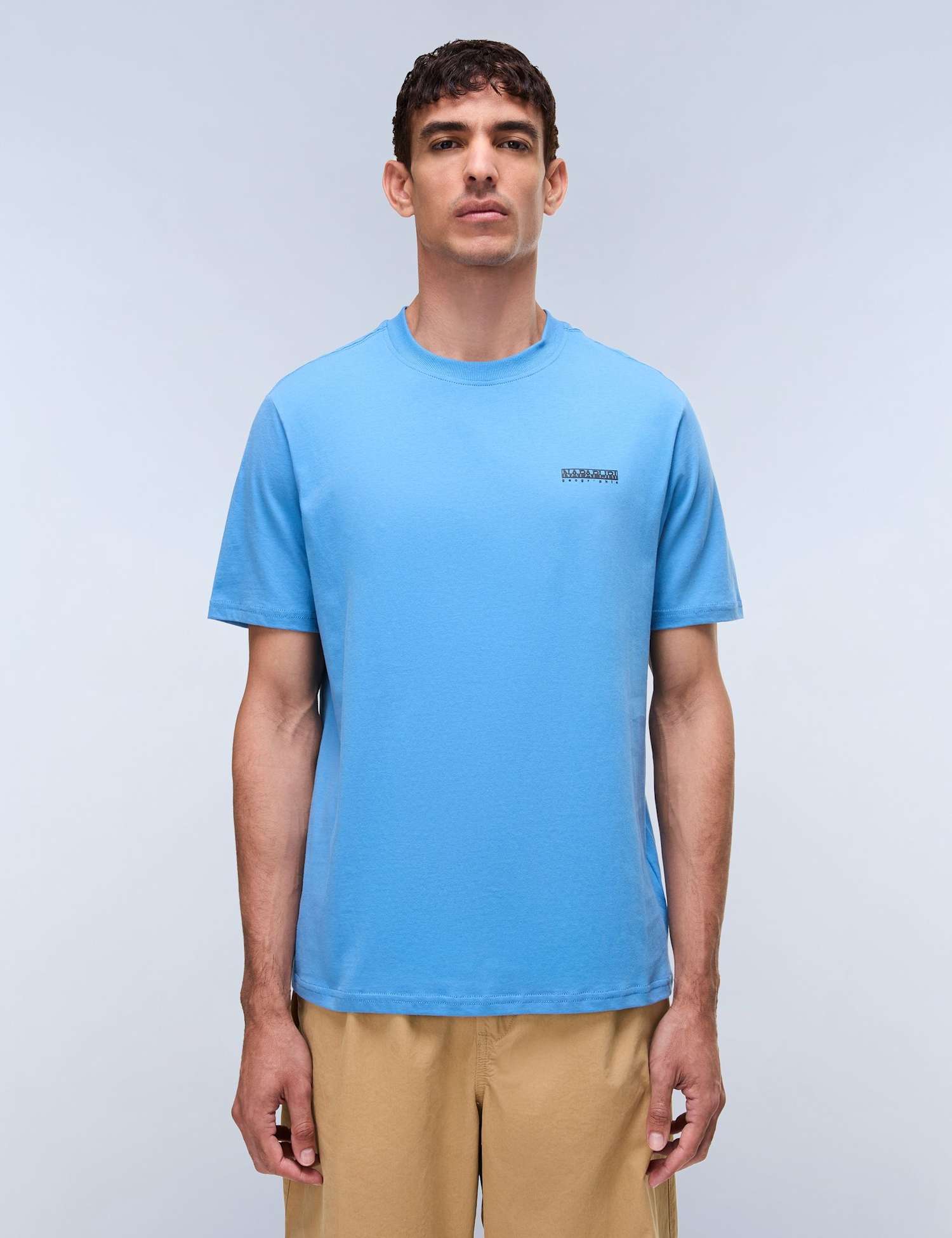 Napapijri Pure Cotton T-Shirt Blue