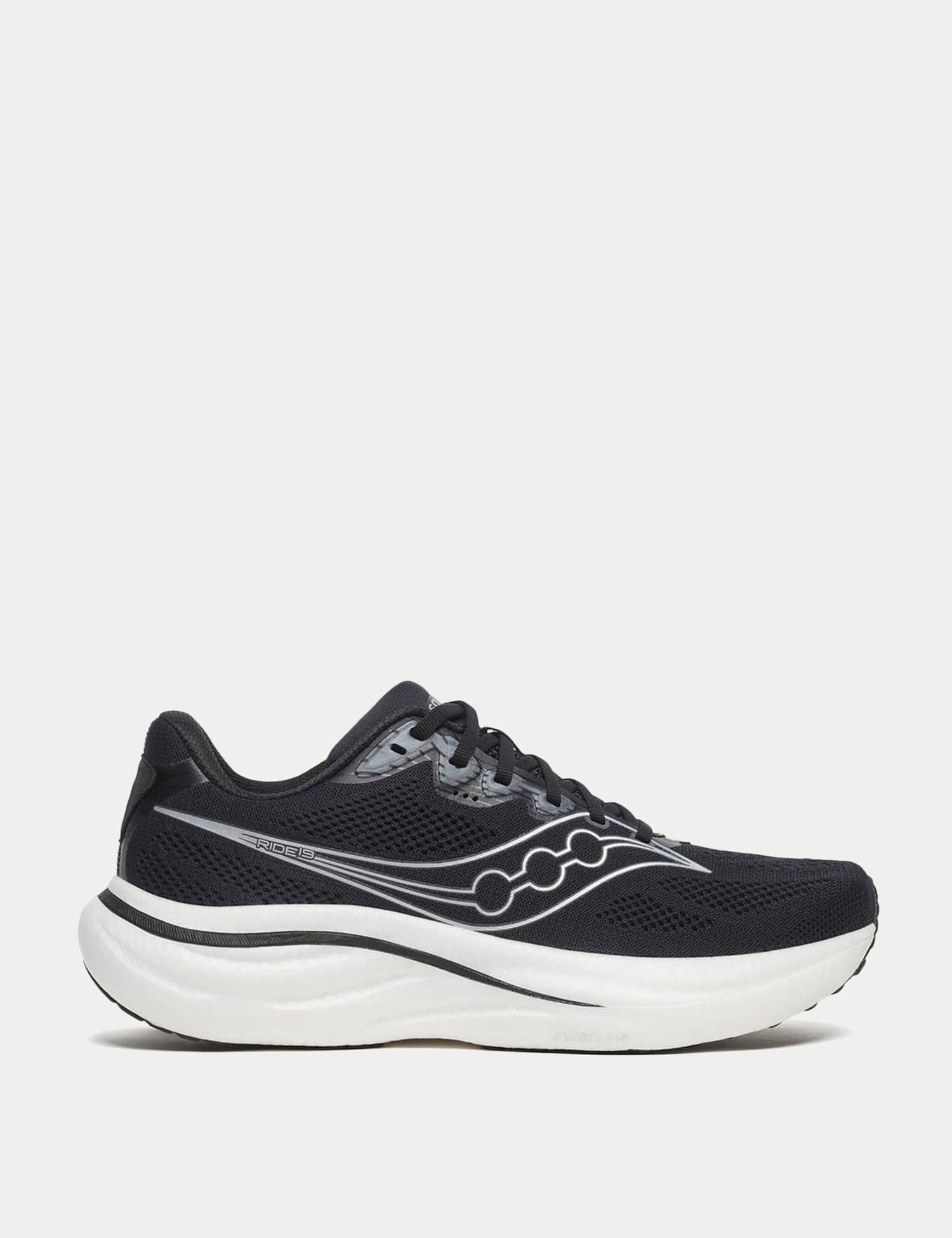 Saucony Ride 19 Trainers Black Mix
