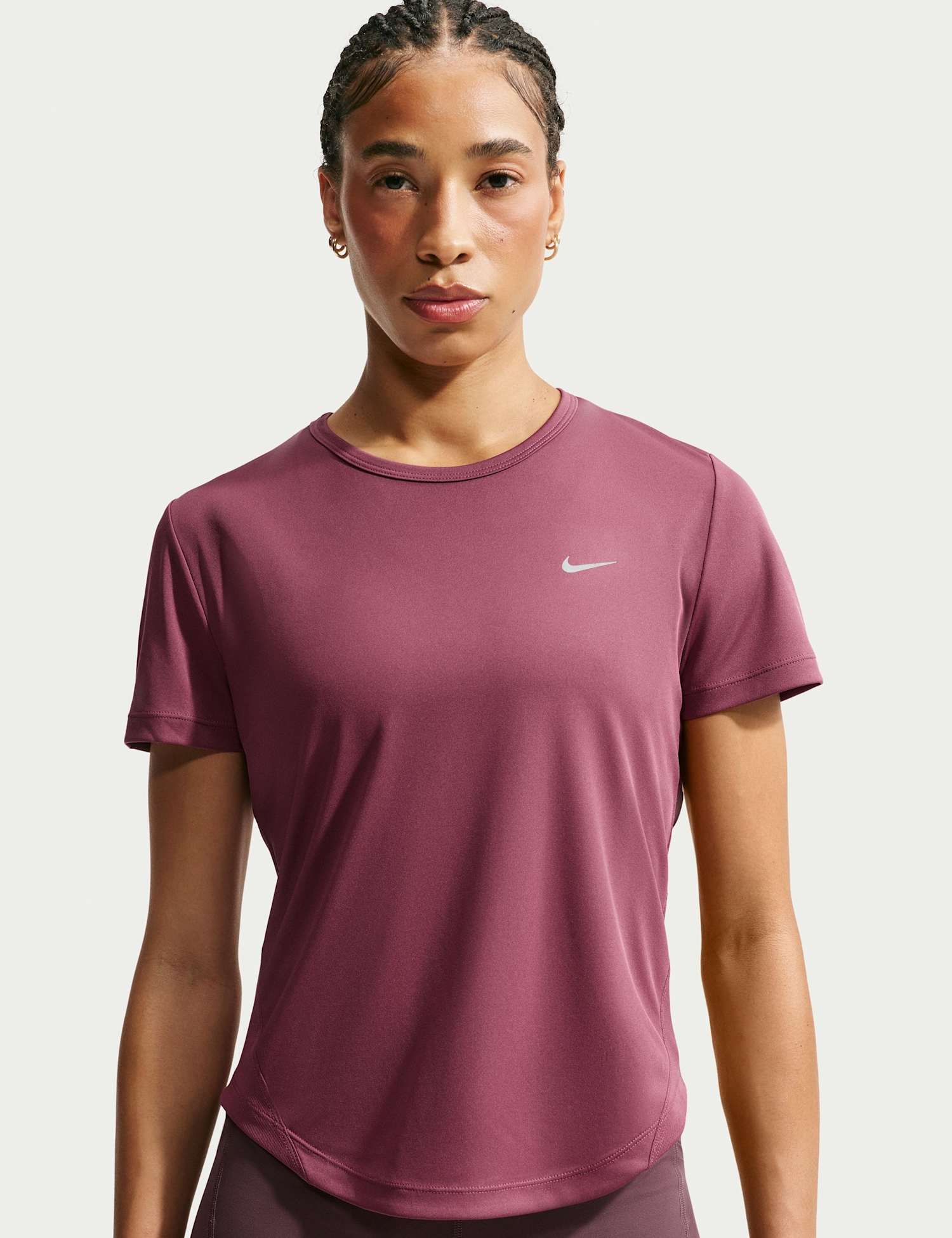 Nike Tempo Running Top Dusky Rose