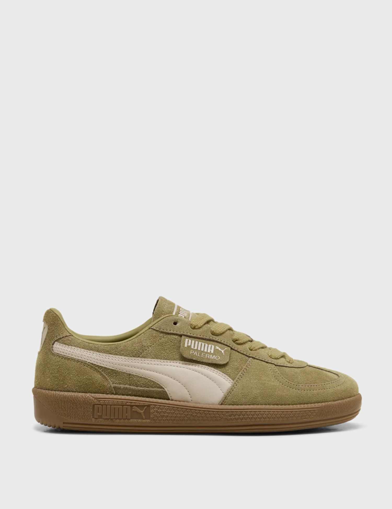 Puma Palermo Colourblock Terrace Trainers Beige Mix