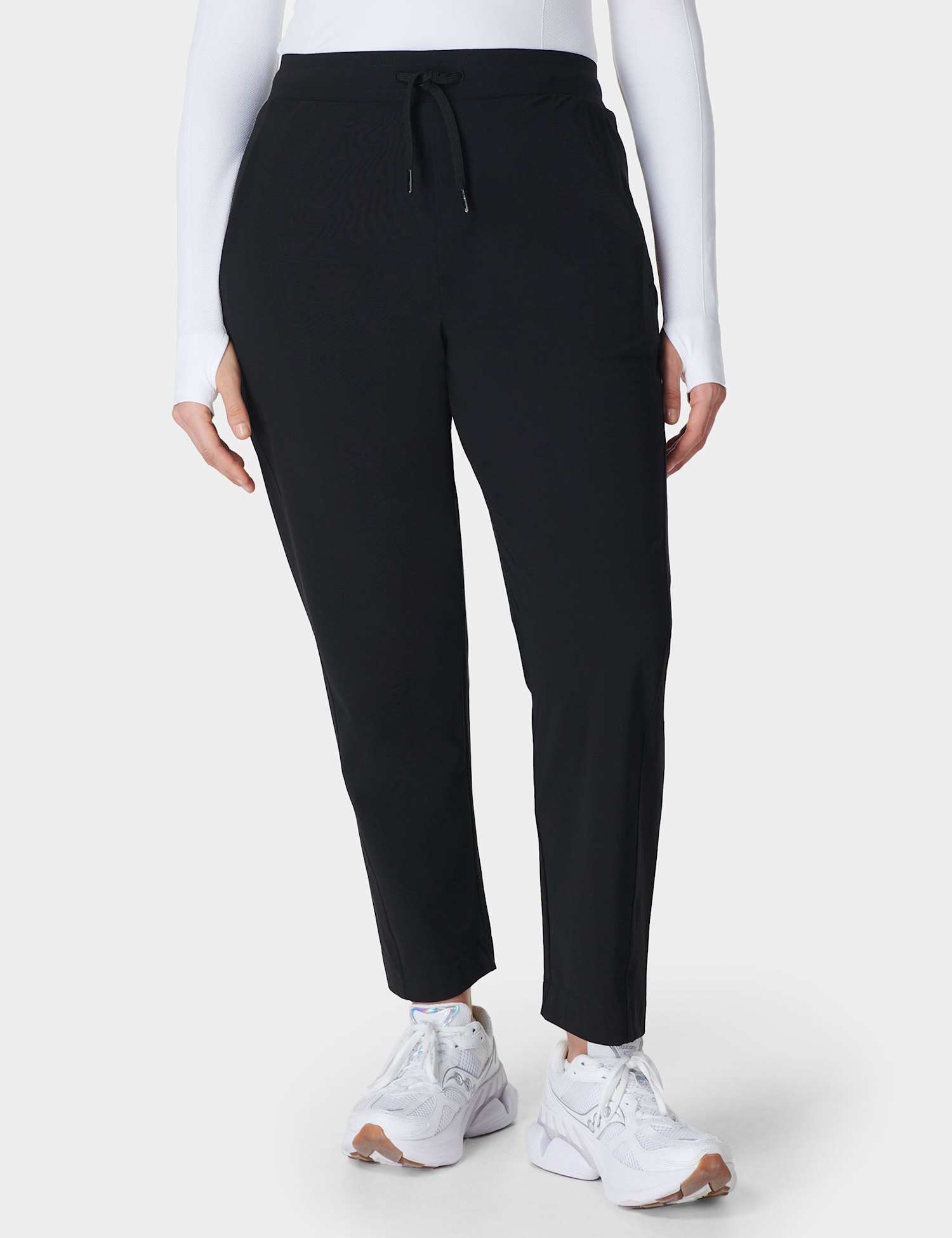 Sweaty Betty Explorer Tapered Ankle Grazer Joggers Black/Black