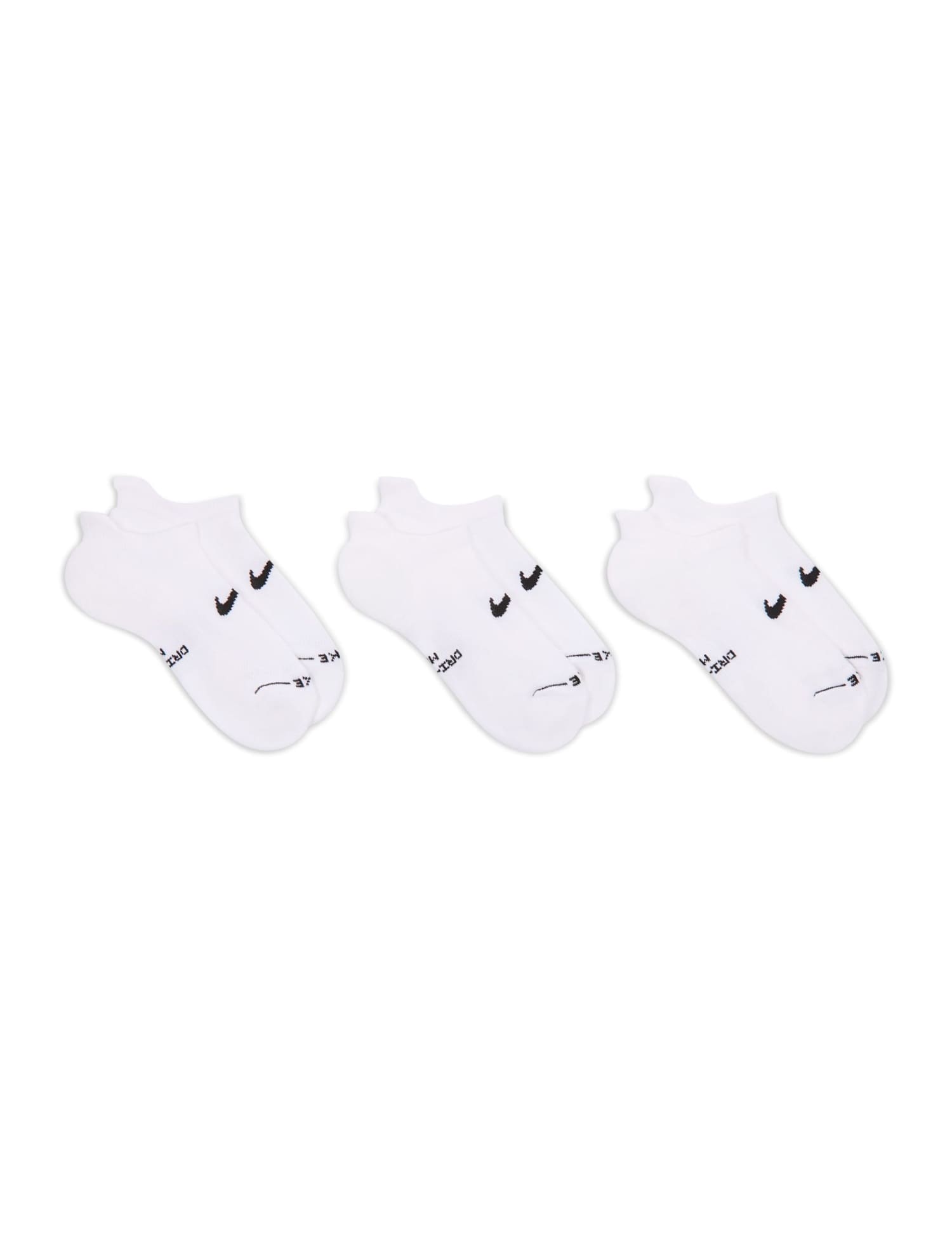 Nike 3 Pack Everyday Elevated Trainer Socks White