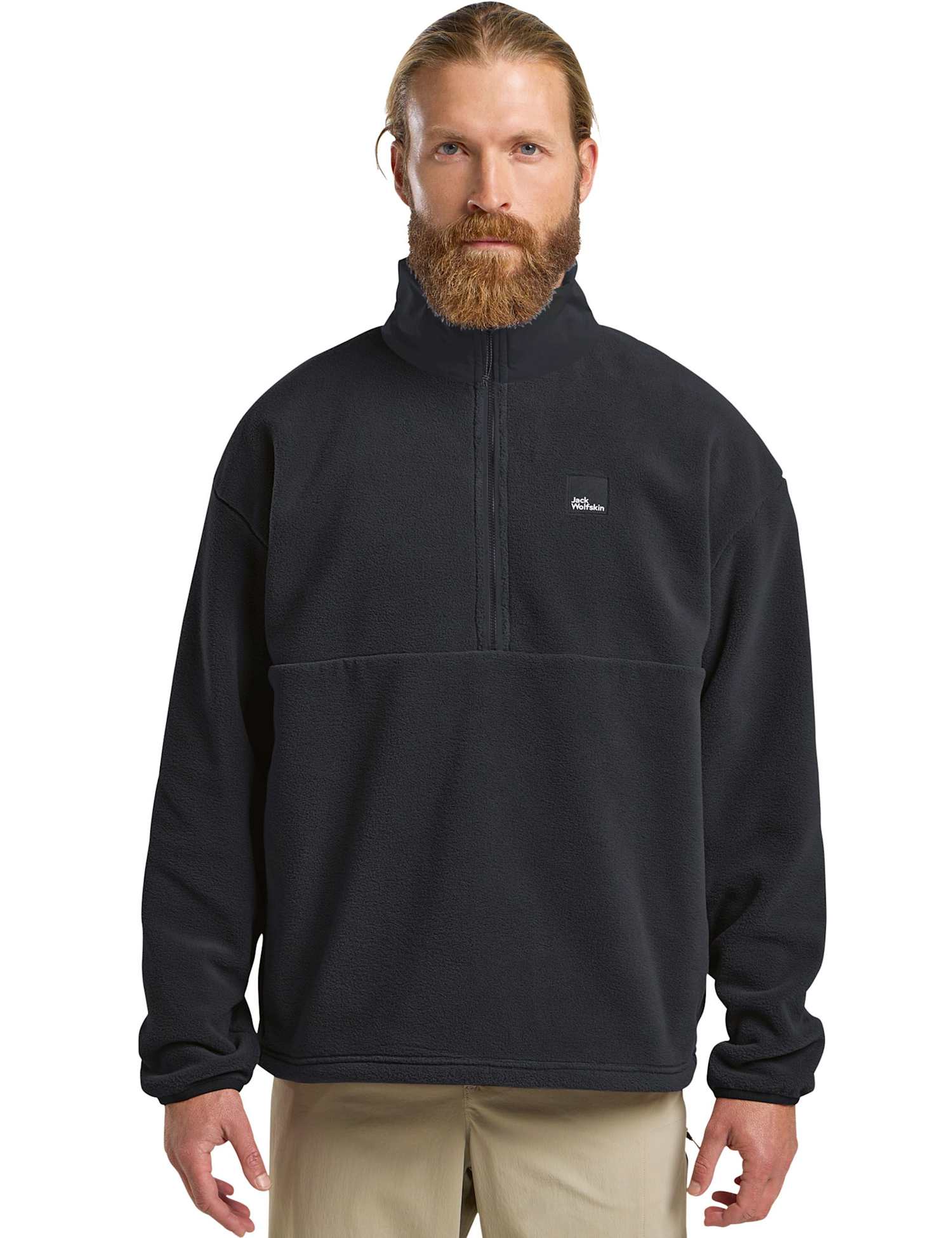 Jack Wolfskin Sumetro Half Zip Fleece Jacket Black