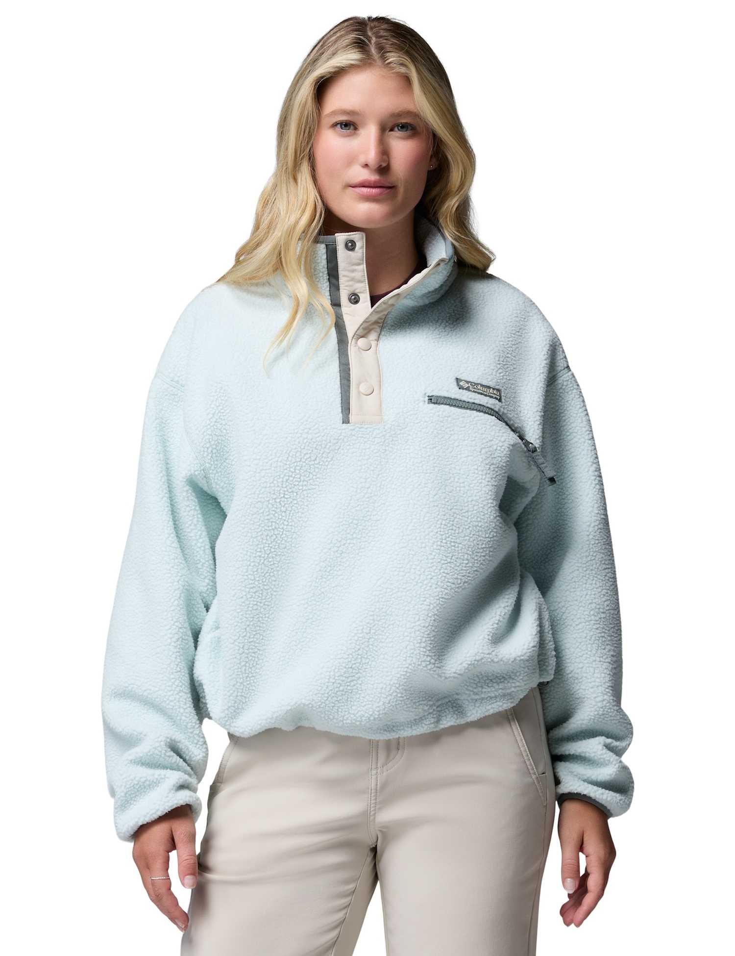 Columbia Helvetia II Half Snap Fleece Light Green
