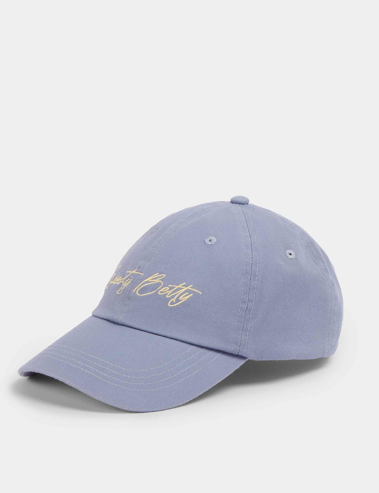 Sweaty Betty Pure Cotton Embroidered Baseball Cap Light Blue